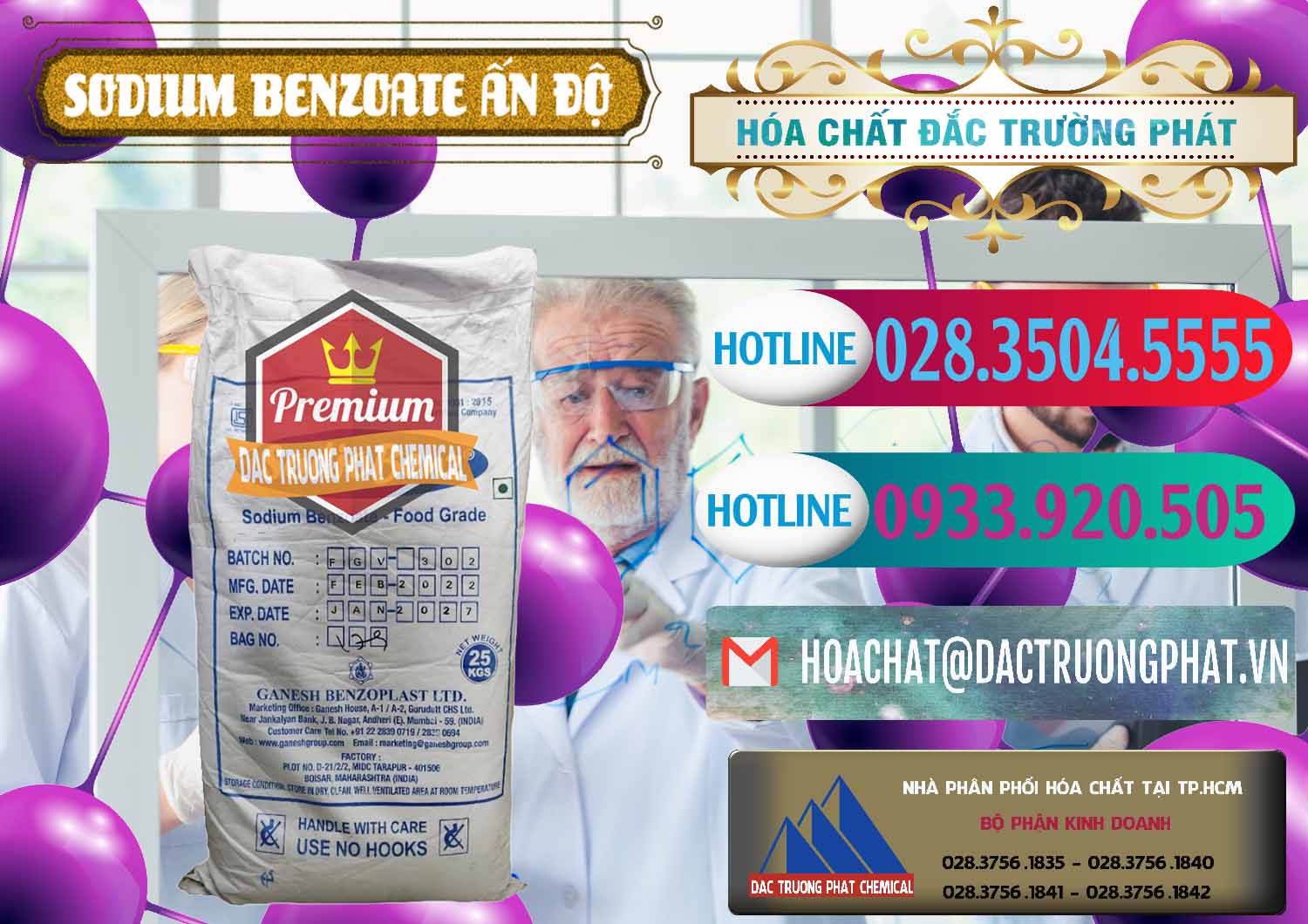 Cty cung cấp ( bán ) Sodium Benzoate - Mốc Bột Ấn Độ India - 0361 - Phân phối & nhập khẩu hóa chất tại TP.HCM - truongphat.vn