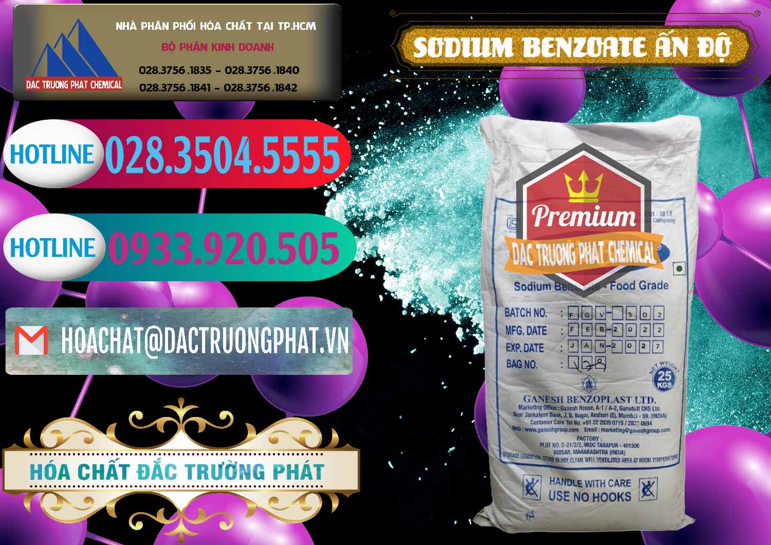 Đơn vị chuyên bán - phân phối Sodium Benzoate - Mốc Bột Ấn Độ India - 0361 - Cty chuyên nhập khẩu _ cung cấp hóa chất tại TP.HCM - truongphat.vn