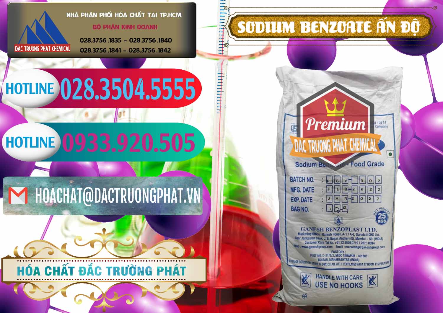 Cty cung cấp _ bán Sodium Benzoate - Mốc Bột Ấn Độ India - 0361 - Nơi cung cấp & kinh doanh hóa chất tại TP.HCM - truongphat.vn