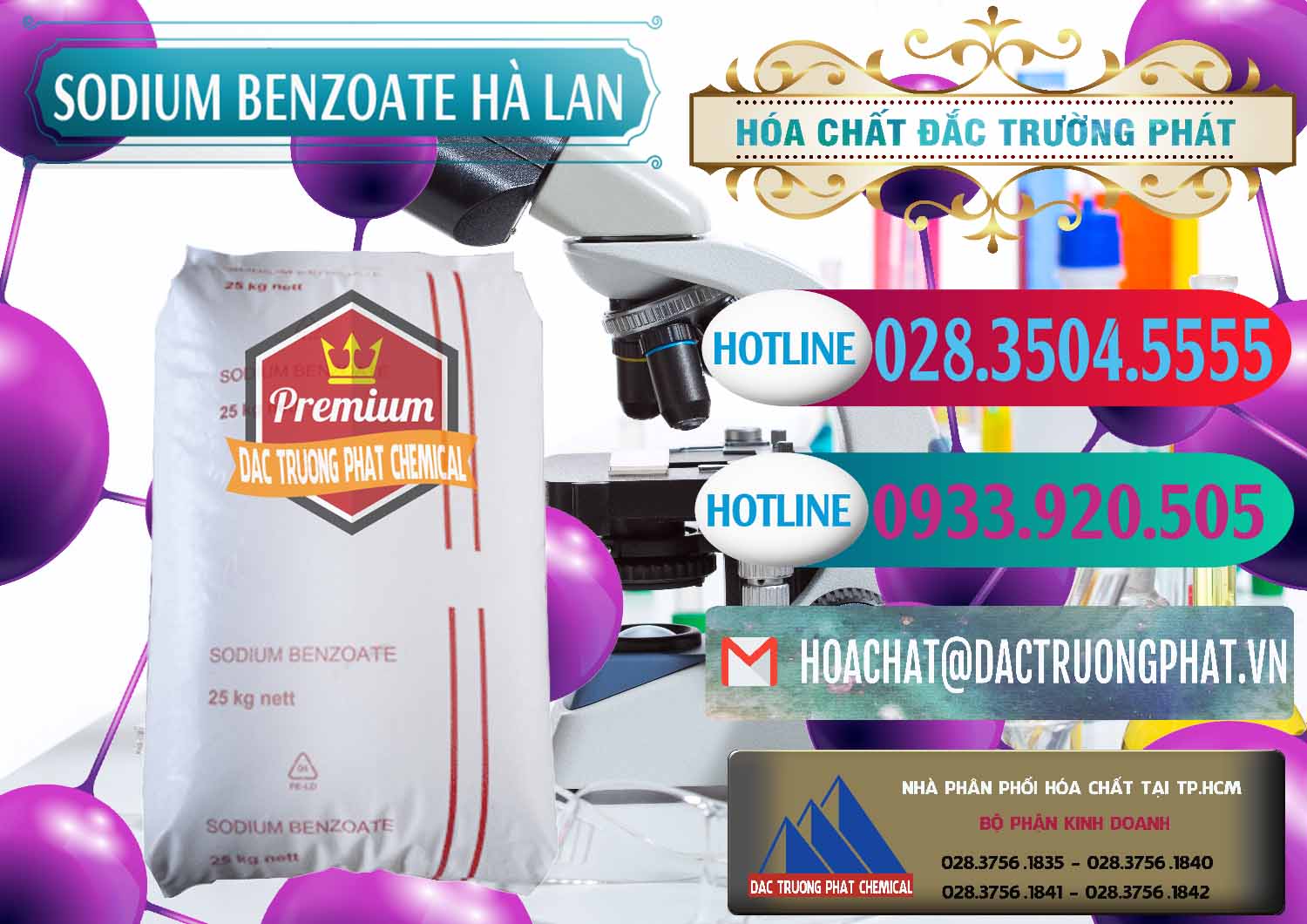 Cty nhập khẩu & bán Sodium Benzoate - Mốc Bột Chữ Cam Hà Lan Netherlands - 0360 - Phân phối & kinh doanh hóa chất tại TP.HCM - truongphat.vn