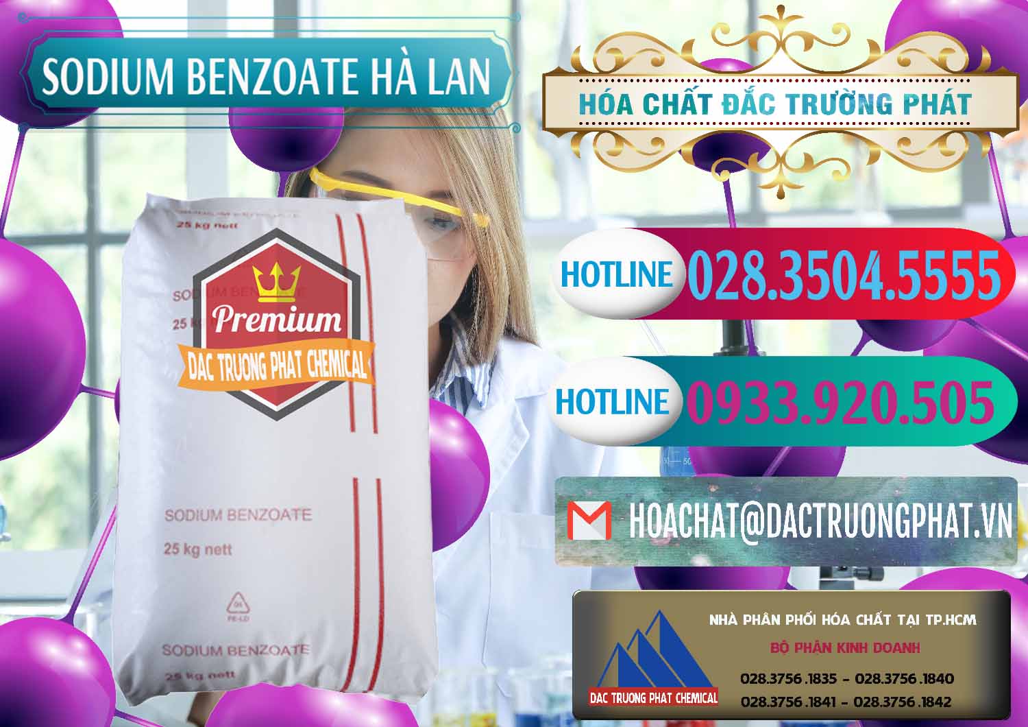 Cty phân phối và bán Sodium Benzoate - Mốc Bột Chữ Cam Hà Lan Netherlands - 0360 - Nơi cung cấp ( bán ) hóa chất tại TP.HCM - truongphat.vn