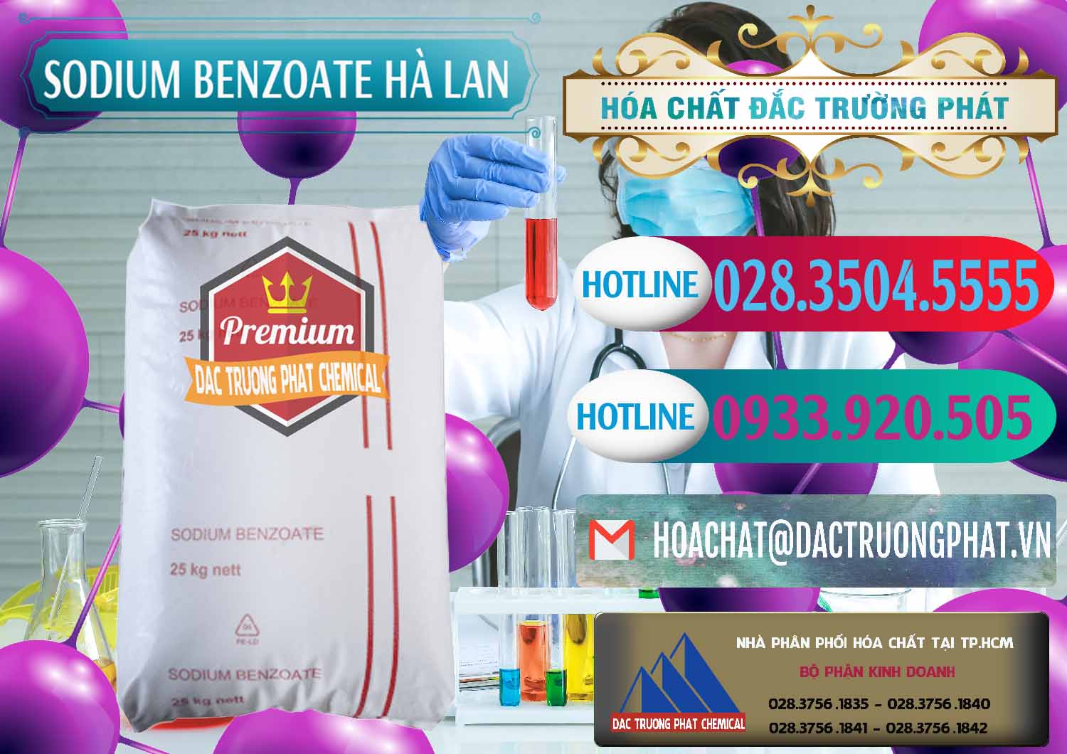 Công ty chuyên kinh doanh ( bán ) Sodium Benzoate - Mốc Bột Chữ Cam Hà Lan Netherlands - 0360 - Chuyên cung ứng _ phân phối hóa chất tại TP.HCM - truongphat.vn