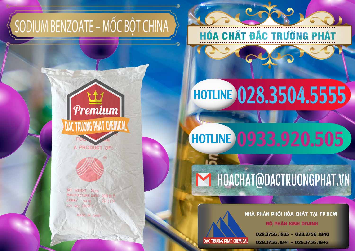Cty chuyên bán & phân phối Sodium Benzoate - Mốc Bột Chữ Cam Food Grade Trung Quốc China - 0135 - Kinh doanh _ cung cấp hóa chất tại TP.HCM - truongphat.vn