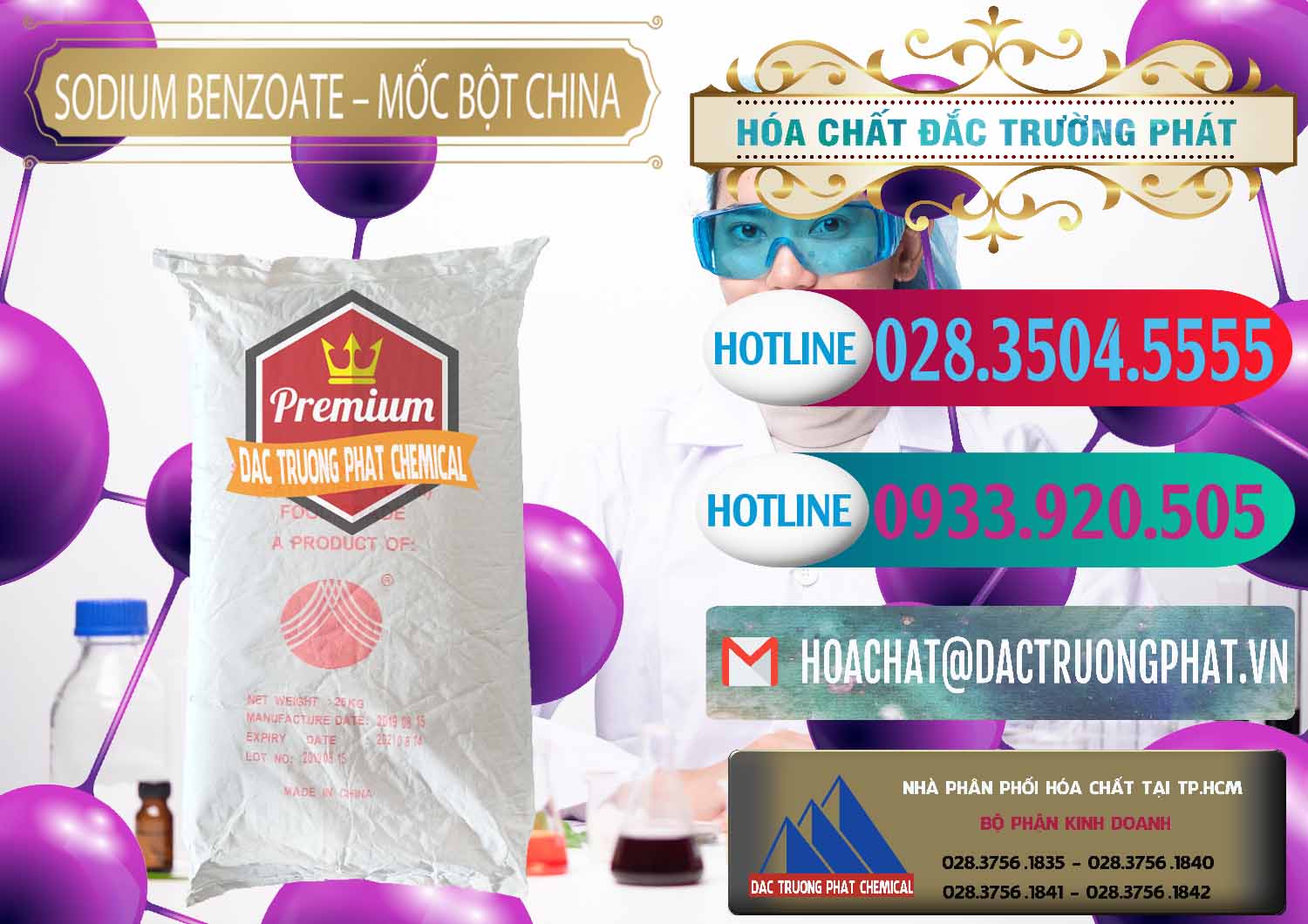 Đơn vị chuyên bán và cung ứng Sodium Benzoate - Mốc Bột Chữ Cam Food Grade Trung Quốc China - 0135 - Nhà phân phối và cung ứng hóa chất tại TP.HCM - truongphat.vn