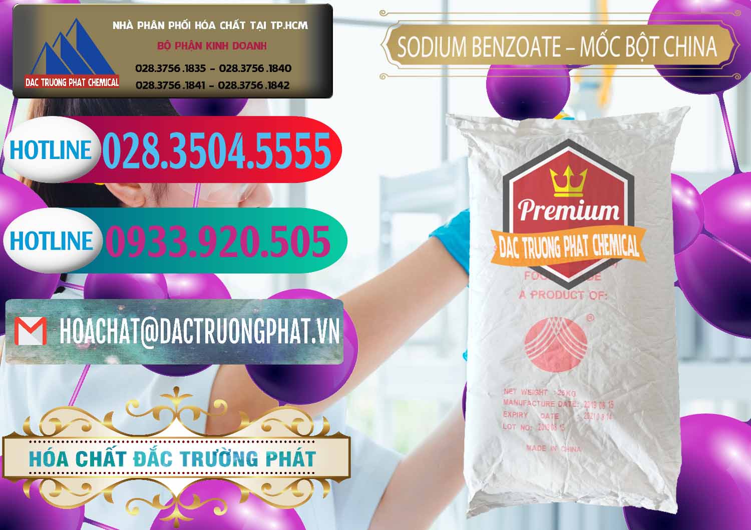 Đơn vị bán & phân phối Sodium Benzoate - Mốc Bột Chữ Cam Food Grade Trung Quốc China - 0135 - Nơi chuyên bán ( cung cấp ) hóa chất tại TP.HCM - truongphat.vn