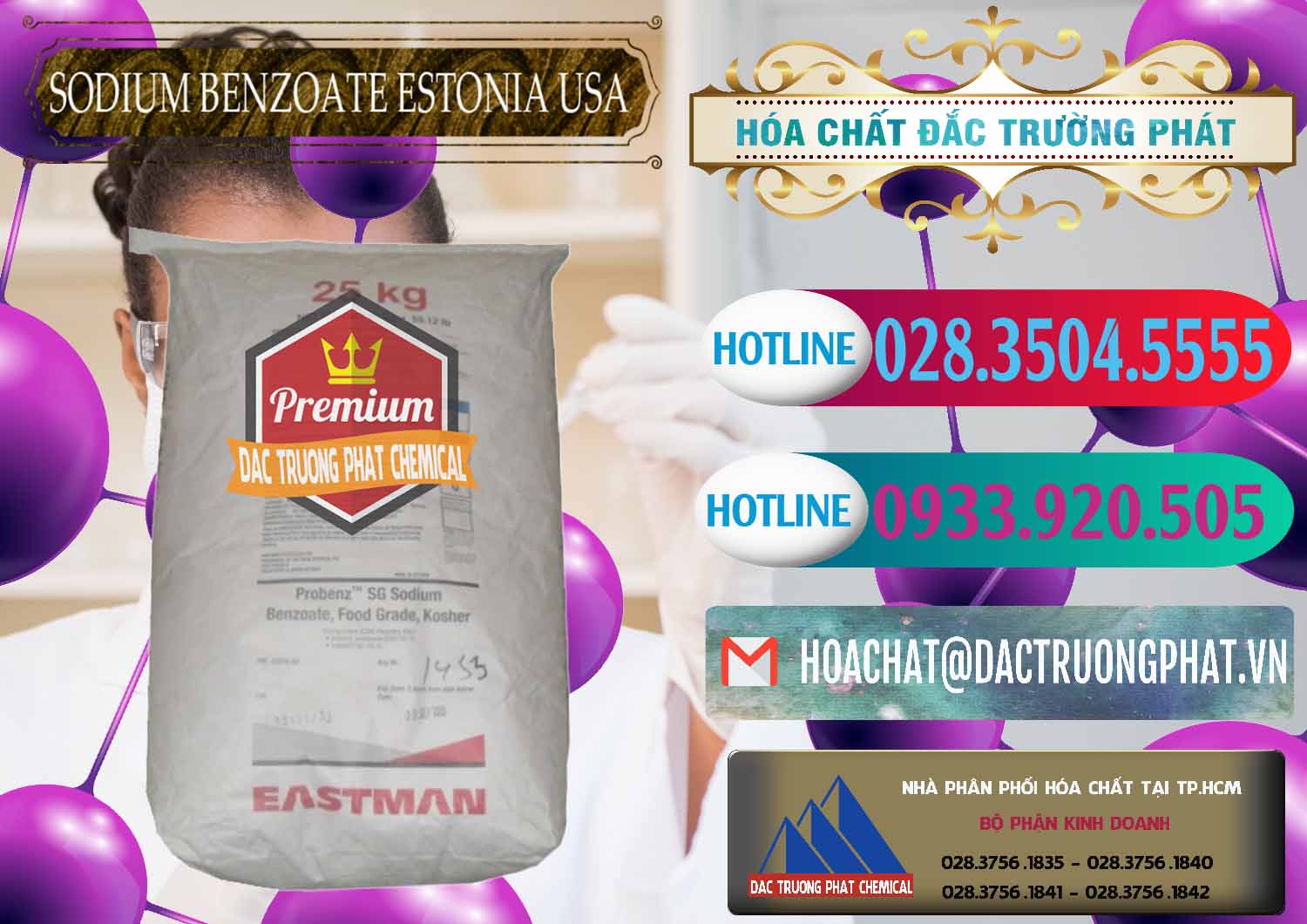 Cty chuyên cung cấp & bán Sodium Benzoate - Mốc Bột Estonia Mỹ USA - 0468 - Công ty phân phối & cung cấp hóa chất tại TP.HCM - truongphat.vn