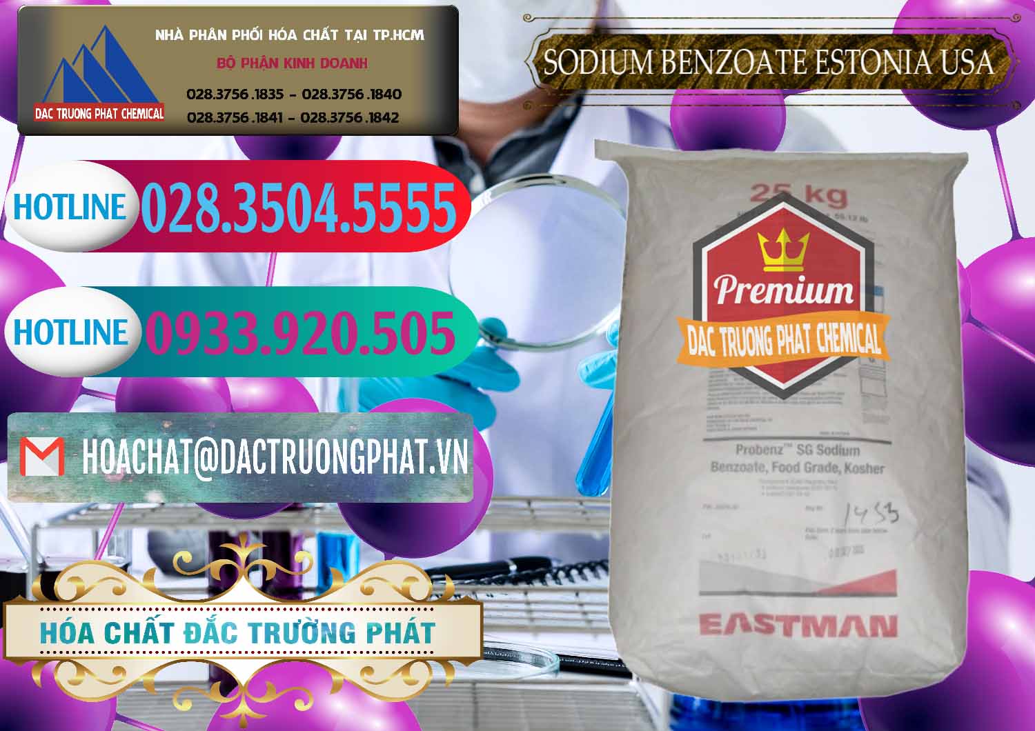 Nơi cung ứng & bán Sodium Benzoate - Mốc Bột Estonia Mỹ USA - 0468 - Đơn vị kinh doanh ( cung cấp ) hóa chất tại TP.HCM - truongphat.vn