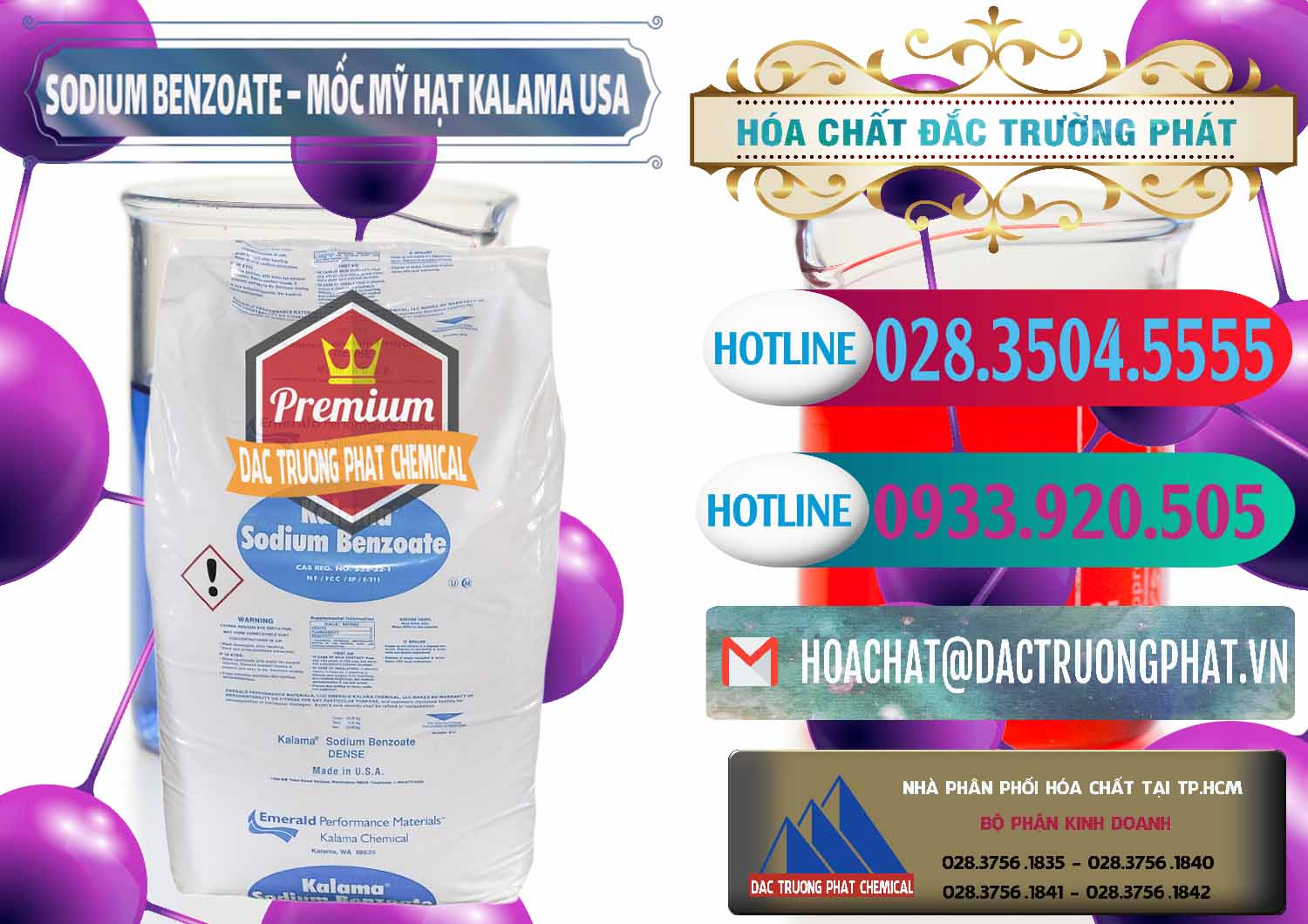 Nơi cung ứng - bán Sodium Benzoate - Mốc Hạt Kalama Food Grade Mỹ Usa - 0137 - Cty phân phối _ nhập khẩu hóa chất tại TP.HCM - truongphat.vn