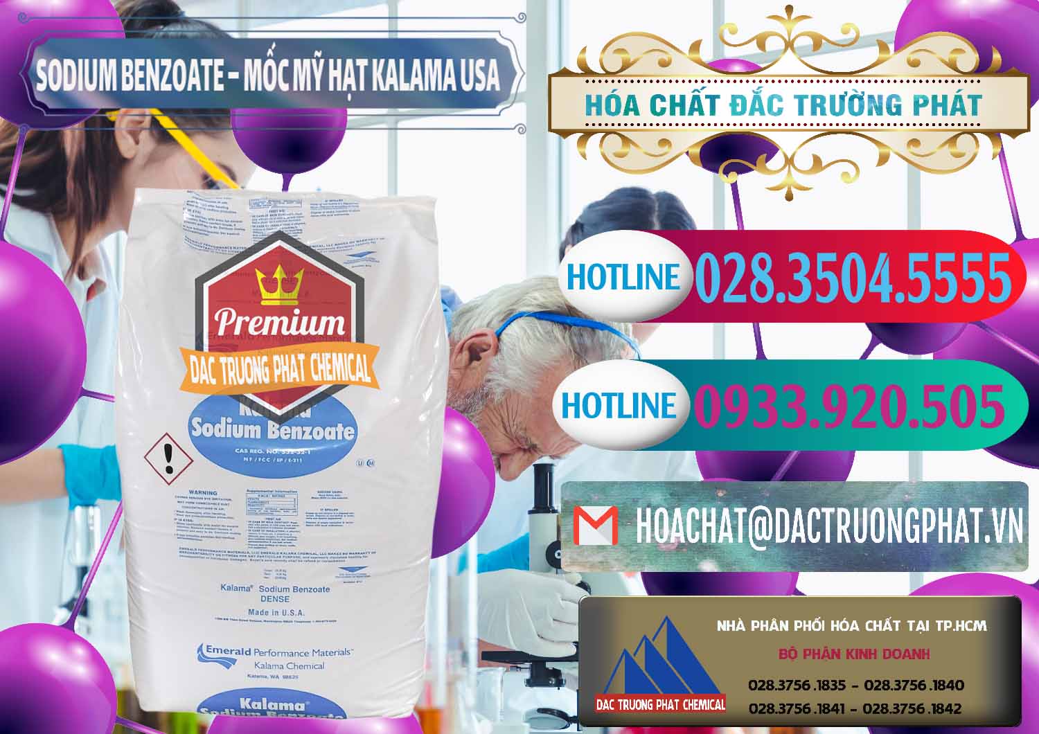 Chuyên bán và cung ứng Sodium Benzoate - Mốc Hạt Kalama Food Grade Mỹ Usa - 0137 - Đơn vị chuyên nhập khẩu và cung cấp hóa chất tại TP.HCM - truongphat.vn