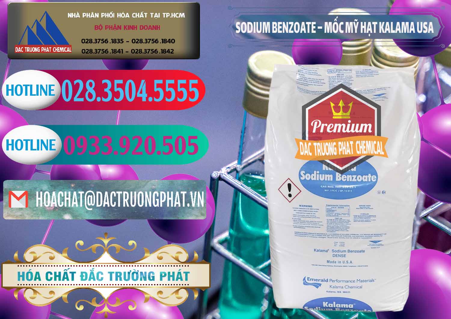 Nhà cung cấp ( bán ) Sodium Benzoate - Mốc Hạt Kalama Food Grade Mỹ Usa - 0137 - Bán & phân phối hóa chất tại TP.HCM - truongphat.vn
