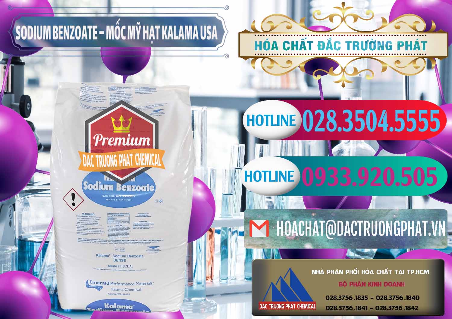 Công ty nhập khẩu ( bán ) Sodium Benzoate - Mốc Hạt Kalama Food Grade Mỹ Usa - 0137 - Đơn vị chuyên bán và cung cấp hóa chất tại TP.HCM - truongphat.vn