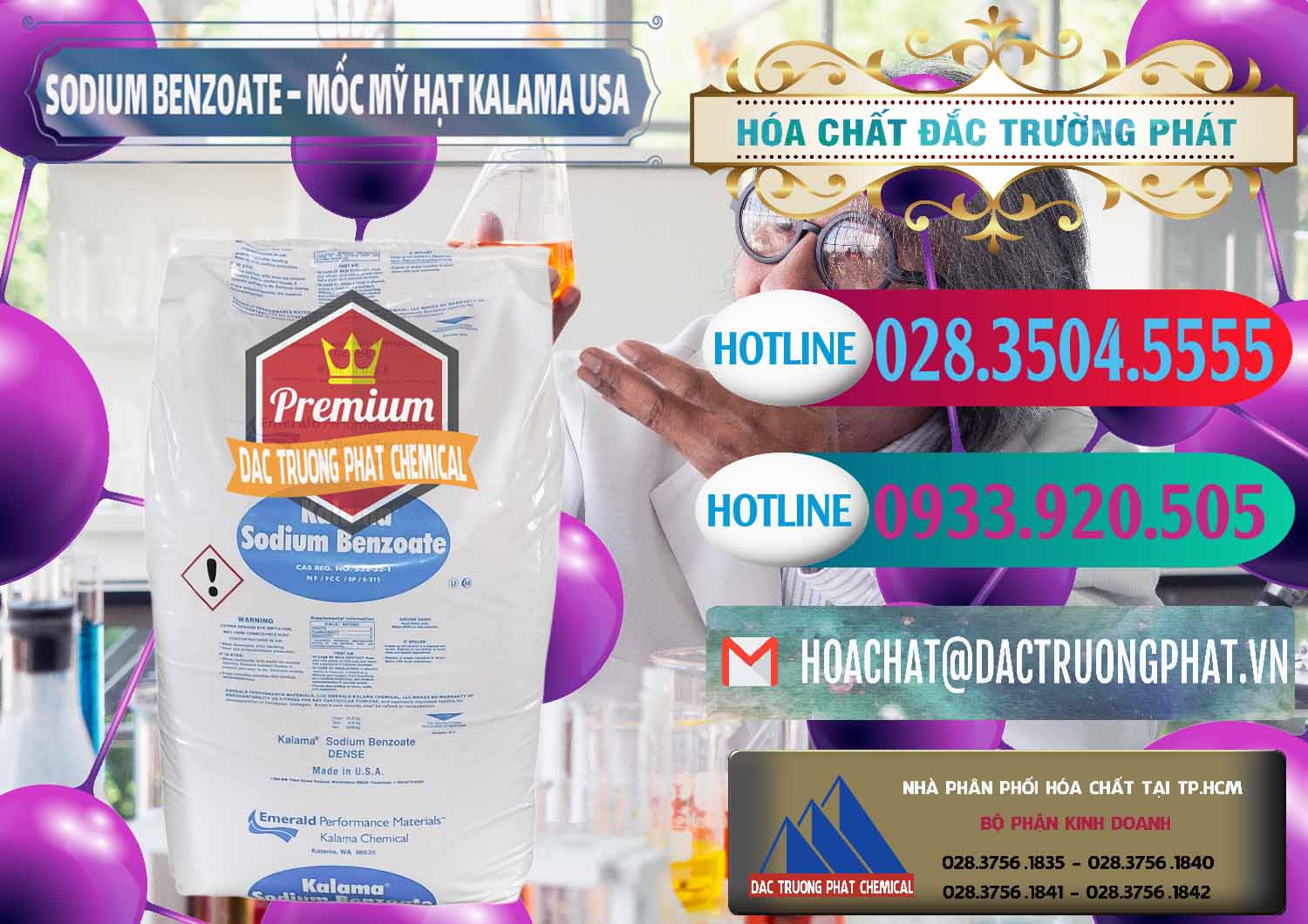 Cty chuyên cung ứng - bán Sodium Benzoate - Mốc Hạt Kalama Food Grade Mỹ Usa - 0137 - Đơn vị kinh doanh & phân phối hóa chất tại TP.HCM - truongphat.vn