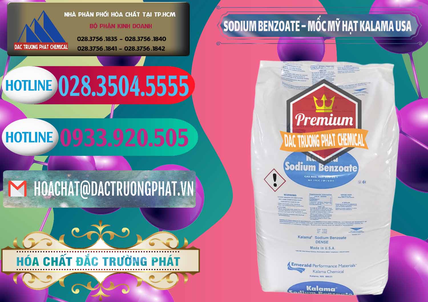 Công ty bán ( cung cấp ) Sodium Benzoate - Mốc Hạt Kalama Food Grade Mỹ Usa - 0137 - Công ty chuyên kinh doanh _ phân phối hóa chất tại TP.HCM - truongphat.vn