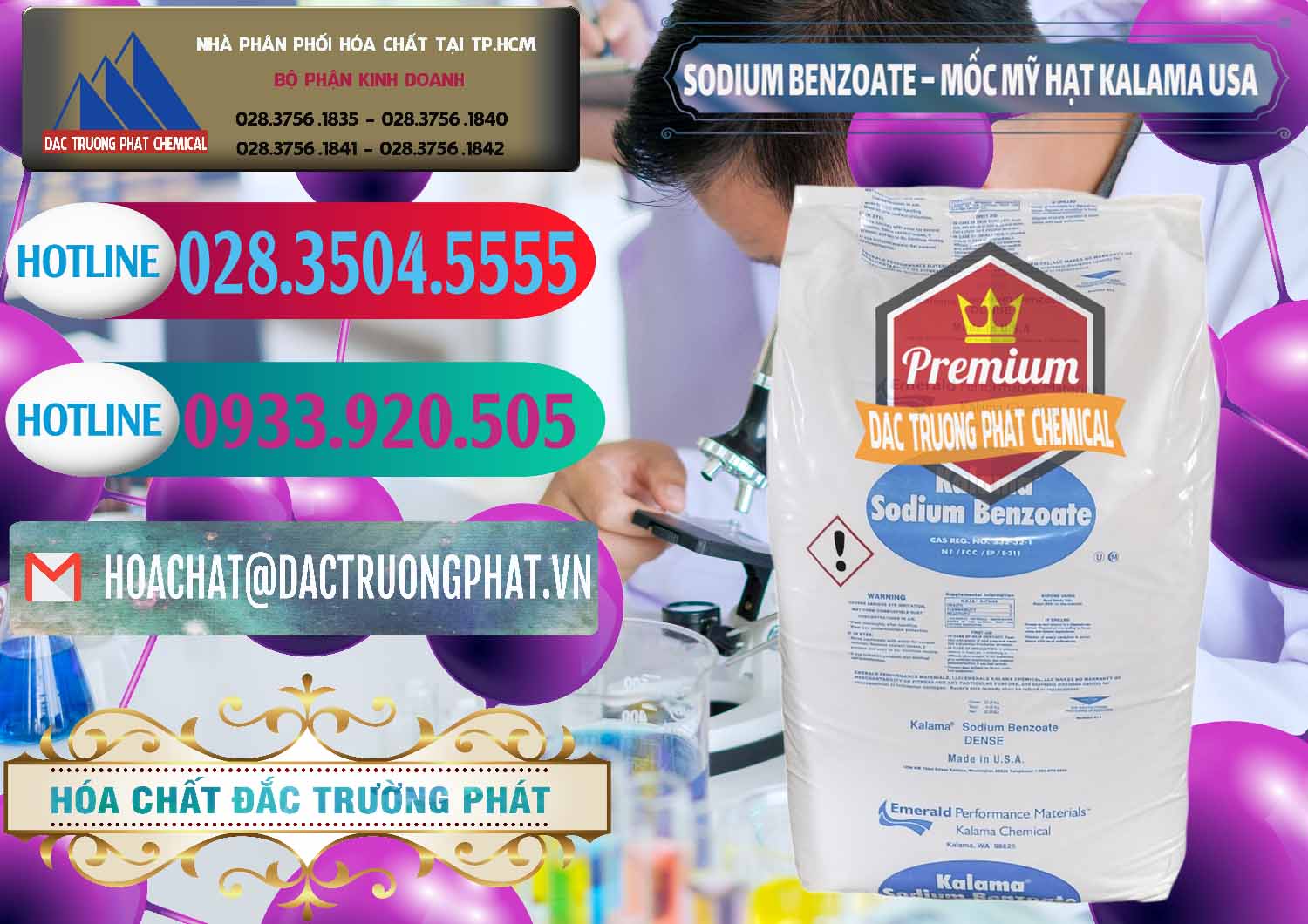 Đơn vị chuyên bán | kinh doanh Hóa chất Benzoate Sodium Dạng Hạt \ Natri E211 Granulated Kalama Food Mỹ tại Bình Phước Nơi chuyên nhập khẩu ( bán ) Sodium Benzoate - Mốc Hạt Kalama Food Grade Mỹ Usa - 0137 - Công ty phân phối ( cung ứng ) hóa chất tại TP.HCM - truongphat.vn