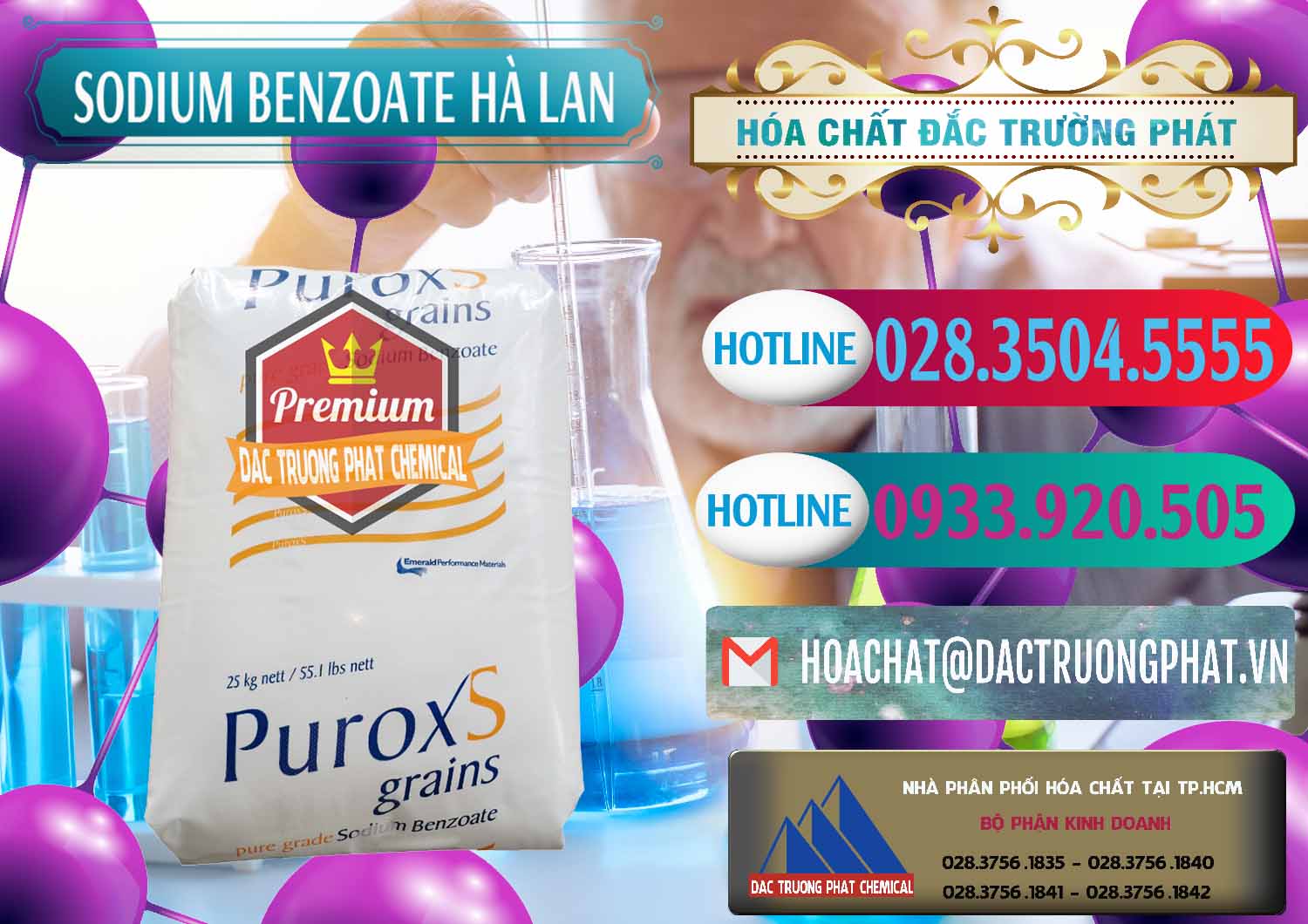 Nơi chuyên bán và cung ứng Sodium Benzoate - Mốc Bột Puroxs Hà Lan Netherlands - 0467 - Cty chuyên nhập khẩu ( phân phối ) hóa chất tại TP.HCM - truongphat.vn