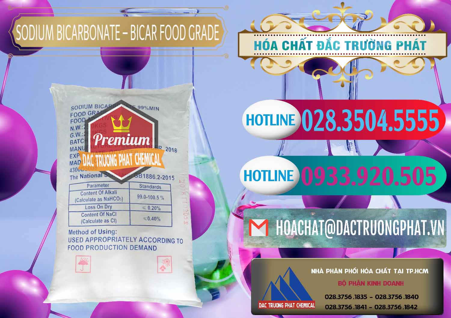 Nơi bán ( cung cấp ) Sodium Bicarbonate – Bicar NaHCO3 Food Grade Trung Quốc China - 0138 - Chuyên nhập khẩu _ phân phối hóa chất tại TP.HCM - truongphat.vn