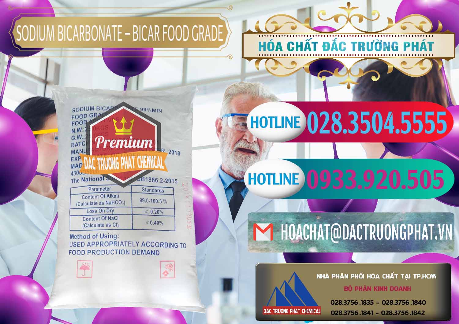 Đơn vị phân phối & bán Sodium Bicarbonate – Bicar NaHCO3 Food Grade Trung Quốc China - 0138 - Cty chuyên kinh doanh & phân phối hóa chất tại TP.HCM - truongphat.vn