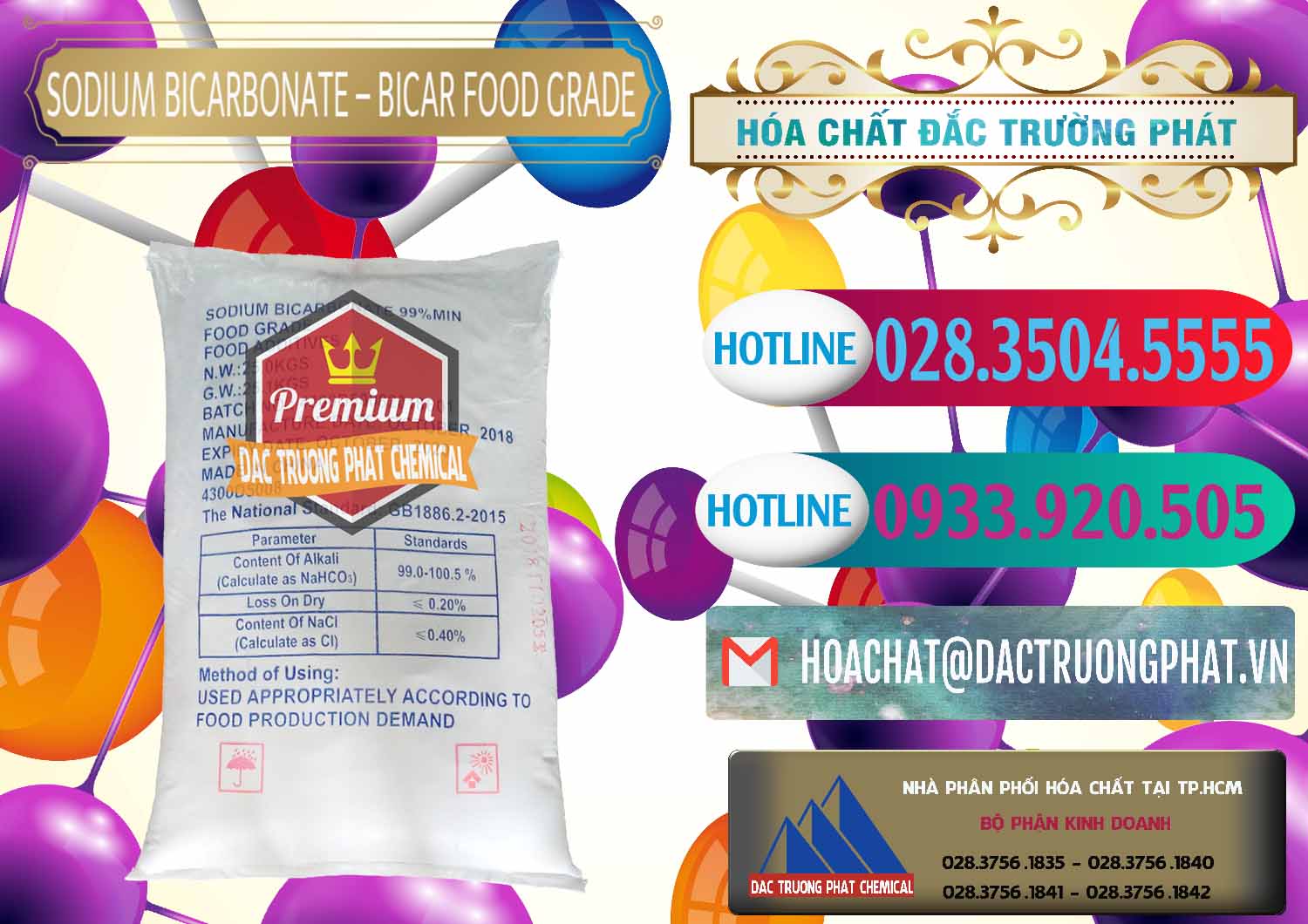 Cty chuyên cung ứng ( bán ) Sodium Bicarbonate – Bicar NaHCO3 Food Grade Trung Quốc China - 0138 - Nơi cung ứng và phân phối hóa chất tại TP.HCM - truongphat.vn