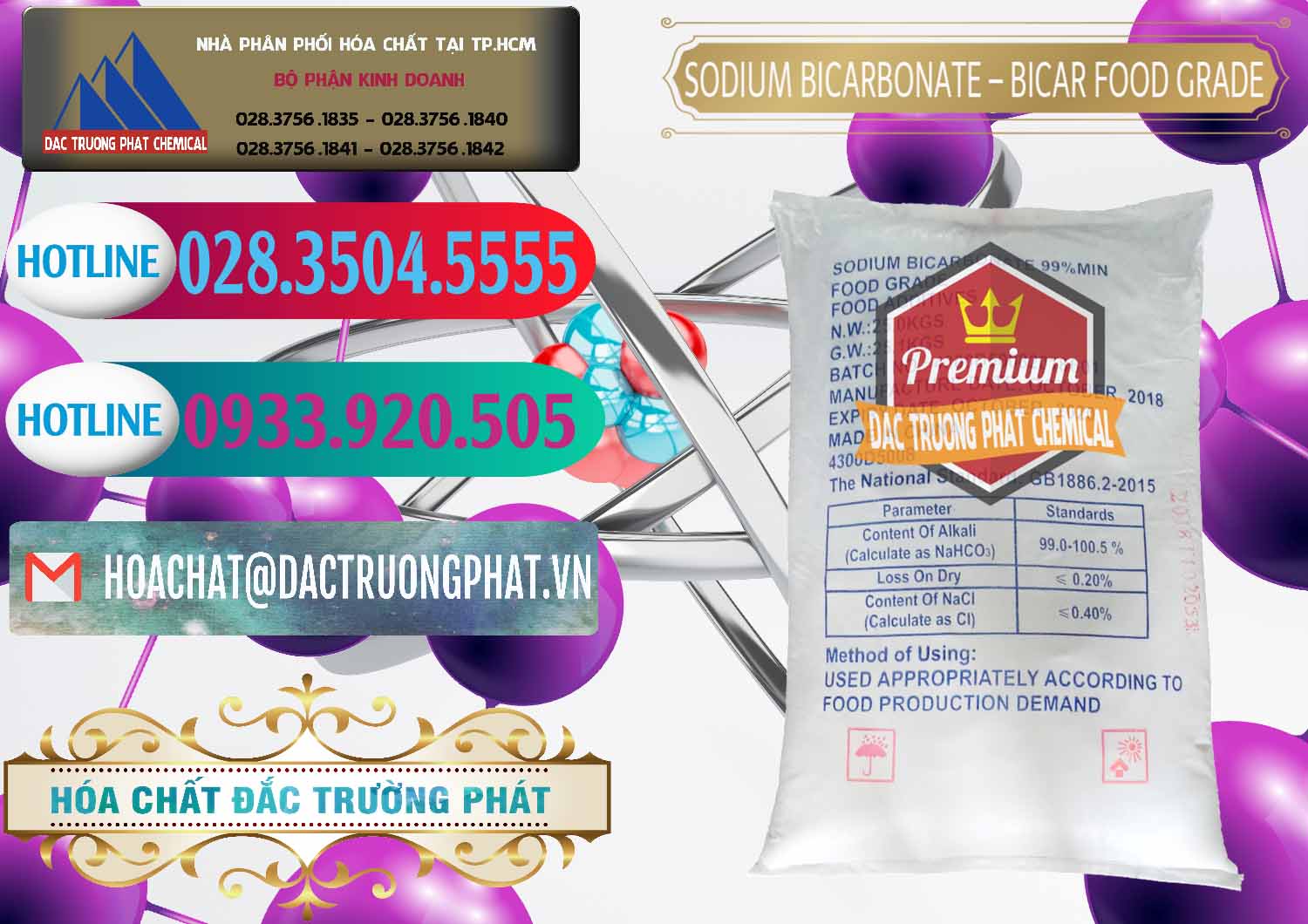 Đơn vị phân phối & bán Sodium Bicarbonate – Bicar NaHCO3 Food Grade Trung Quốc China - 0138 - Chuyên kinh doanh & cung cấp hóa chất tại TP.HCM - truongphat.vn