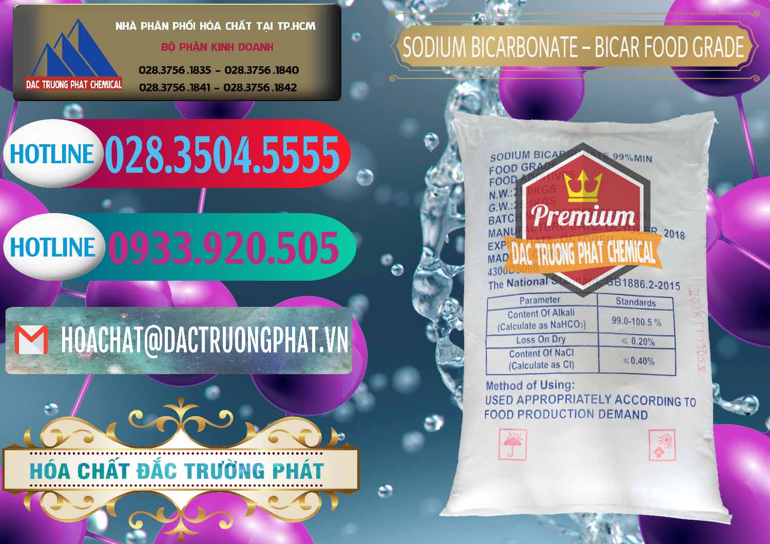 Nơi nhập khẩu & bán Sodium Bicarbonate – Bicar NaHCO3 Food Grade Trung Quốc China - 0138 - Đơn vị phân phối _ cung cấp hóa chất tại TP.HCM - truongphat.vn