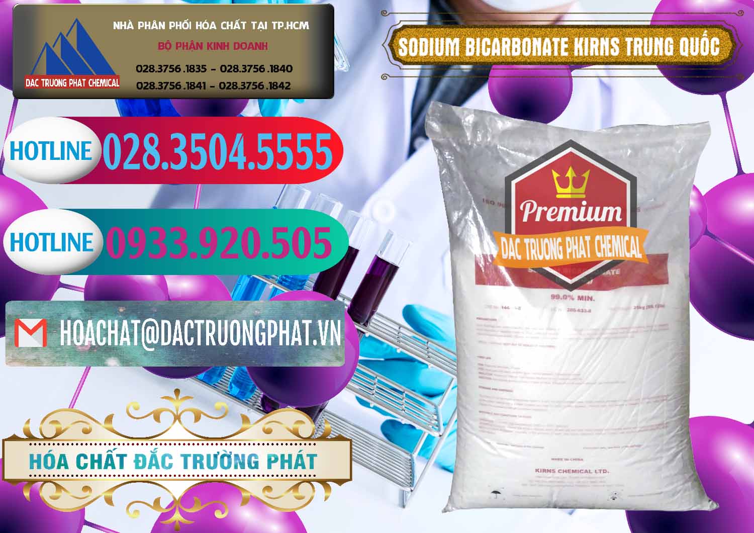 Nhà cung cấp và bán Sodium Bicarbonate – Bicar NaHCO3 Food Grade Kirns Trung Quốc - 0217 - Đơn vị chuyên nhập khẩu - phân phối hóa chất tại TP.HCM - truongphat.vn