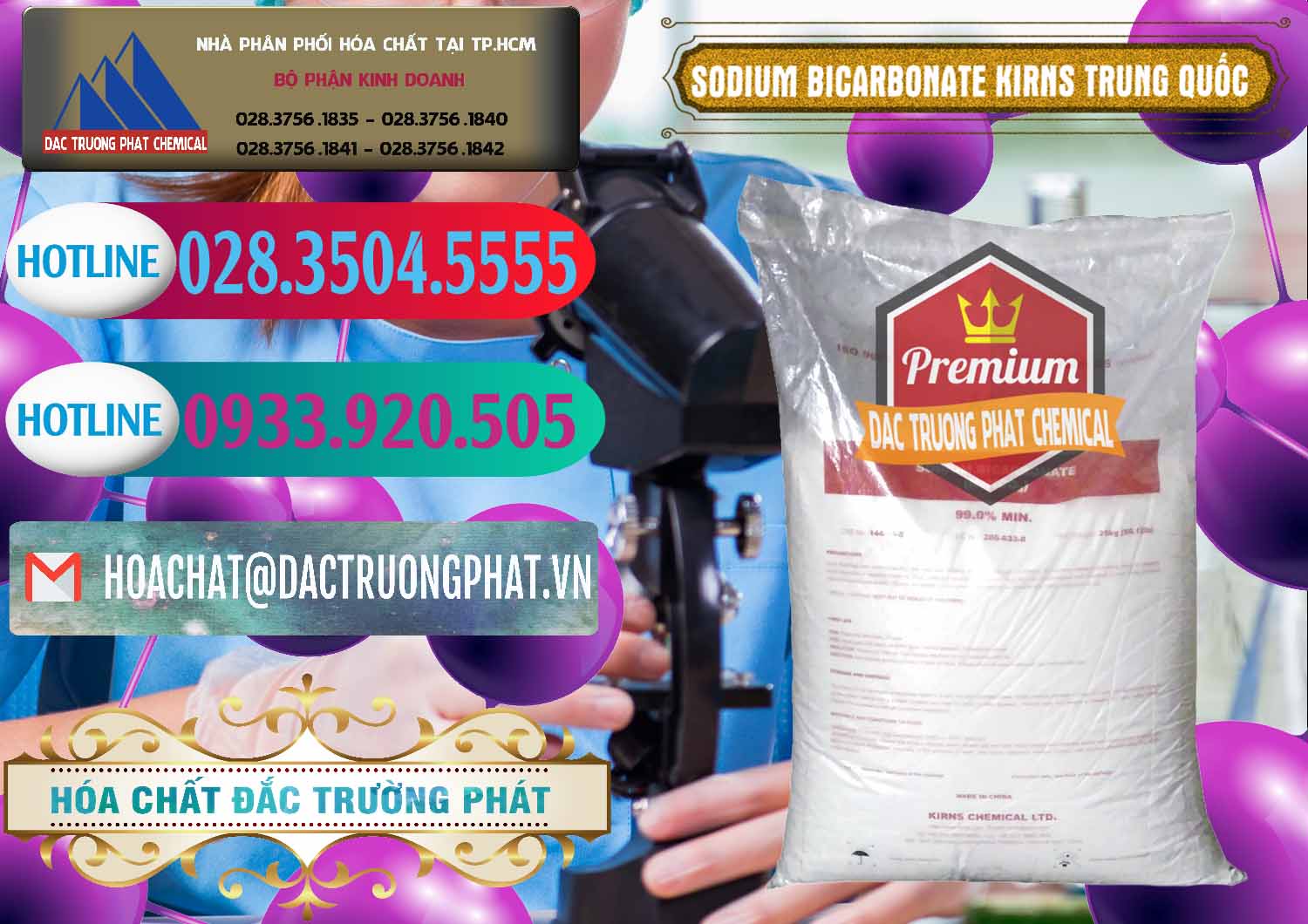 Cty cung ứng - bán Sodium Bicarbonate – Bicar NaHCO3 Food Grade Kirns Trung Quốc - 0217 - Cty chuyên kinh doanh - cung cấp hóa chất tại TP.HCM - truongphat.vn