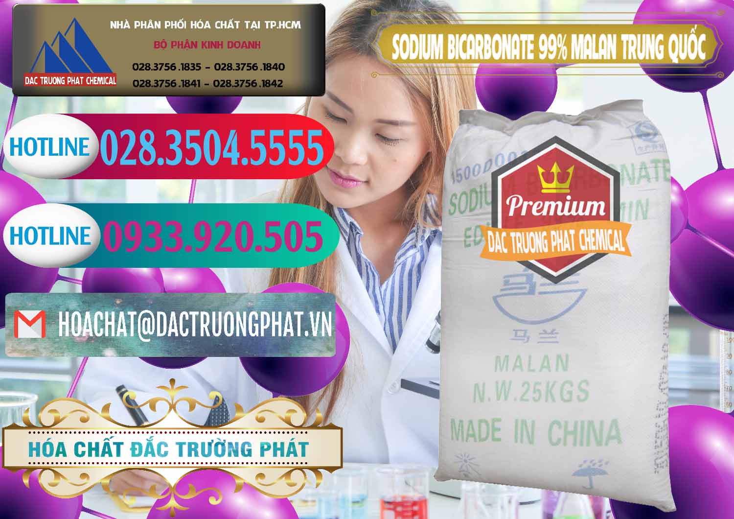 Nhà cung ứng - bán Sodium Bicarbonate – Bicar NaHCO3 Malan Trung Quốc China - 0218 - Nơi chuyên cung cấp & bán hóa chất tại TP.HCM - truongphat.vn