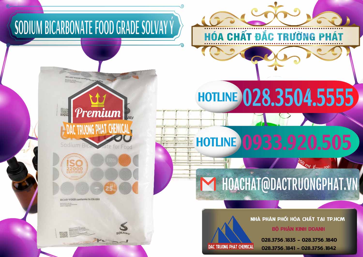 Công ty cung ứng & bán Sodium Bicarbonate – Bicar NaHCO3 Food Grade Solvay Ý Italy - 0220 - Phân phối hóa chất tại TP.HCM - truongphat.vn