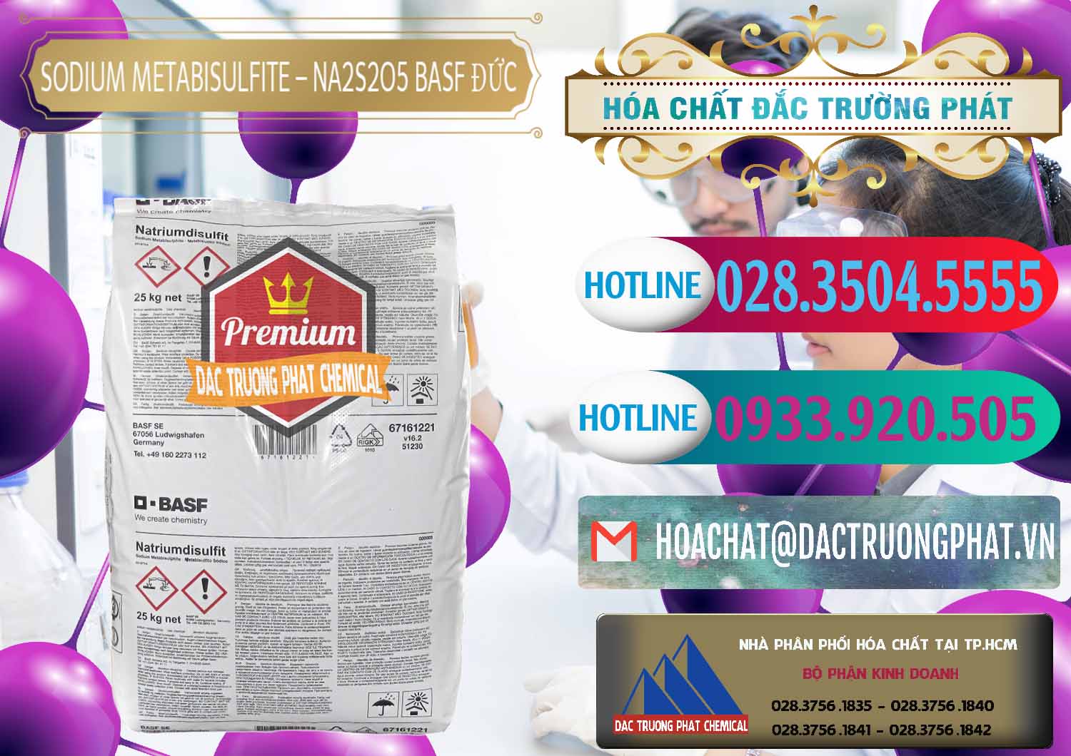 Đơn vị chuyên nhập khẩu - bán Sodium Metabisulfite - NA2S2O5 Food Grade BASF Đức Germany - 0143 - Đơn vị bán và cung cấp hóa chất tại TP.HCM - truongphat.vn