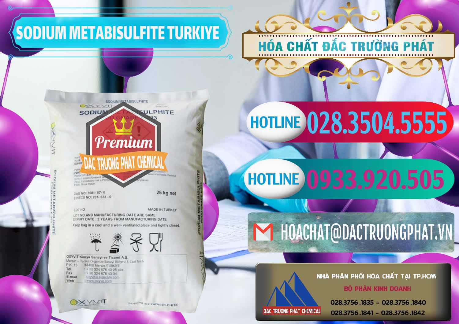 Chuyên cung cấp & bán Sodium Metabisulfite - NA2S2O5 Food Grade E-223 Thổ Nhĩ Kỳ Turkey - 0413 - Nơi chuyên nhập khẩu và phân phối hóa chất tại TP.HCM - truongphat.vn