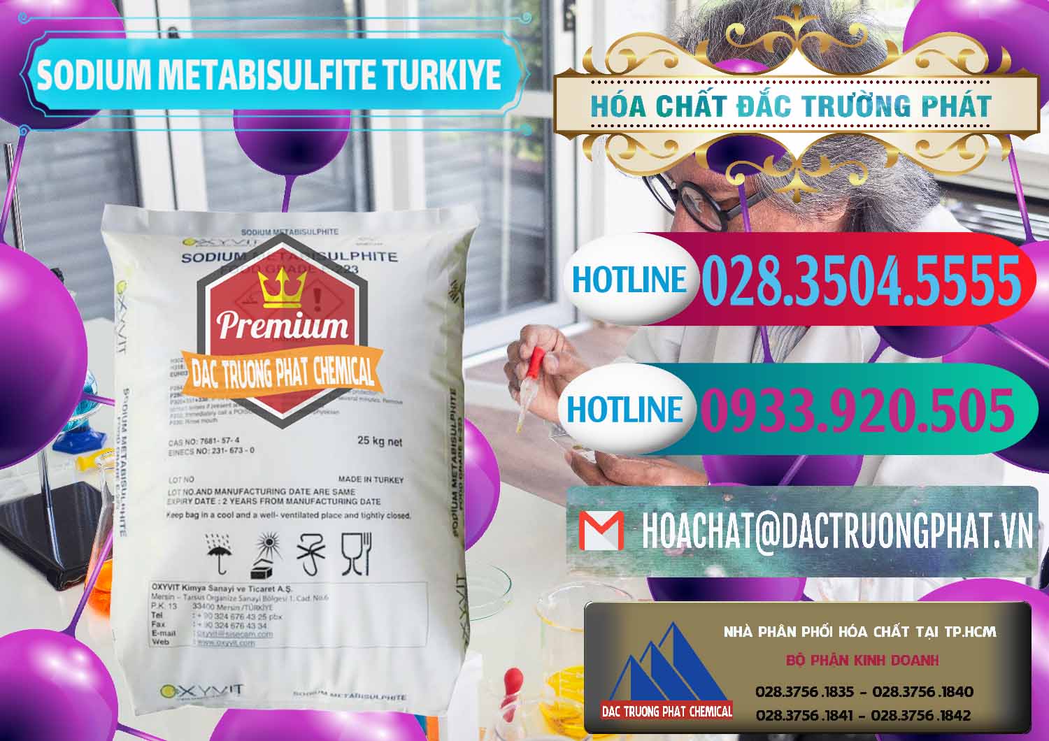 Đơn vị bán và phân phối Sodium Metabisulfite - NA2S2O5 Food Grade E-223 Thổ Nhĩ Kỳ Turkey - 0413 - Phân phối và nhập khẩu hóa chất tại TP.HCM - truongphat.vn
