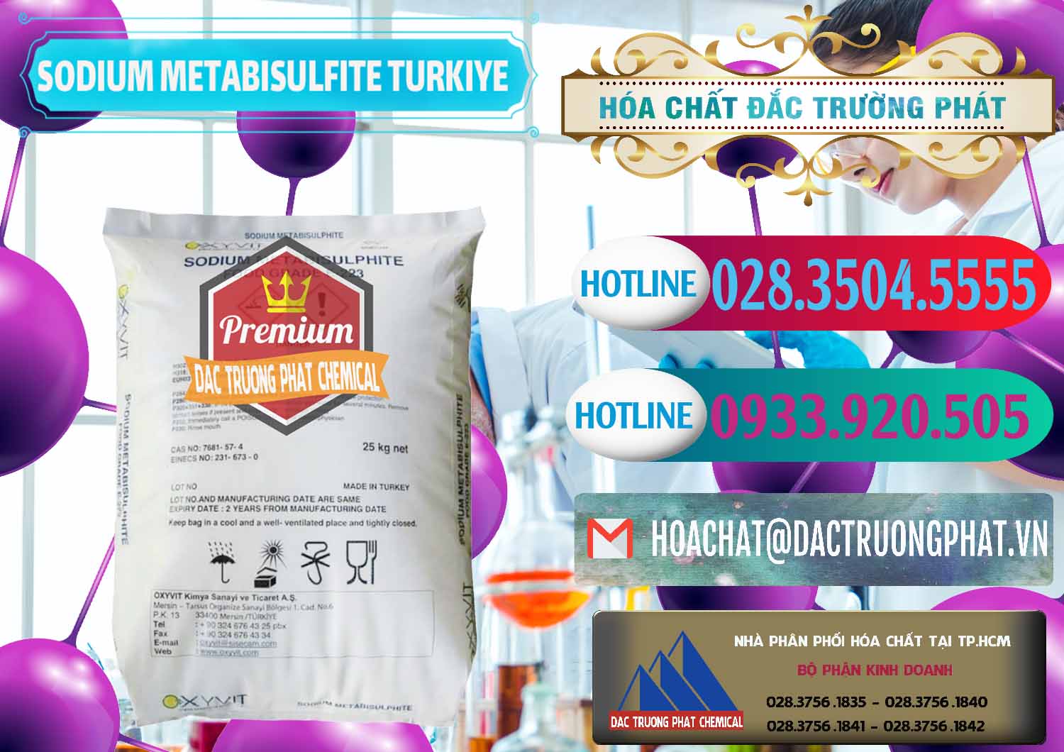 Công ty chuyên cung ứng ( bán ) Sodium Metabisulfite - NA2S2O5 Food Grade E-223 Thổ Nhĩ Kỳ Turkey - 0413 - Công ty chuyên cung cấp & nhập khẩu hóa chất tại TP.HCM - truongphat.vn