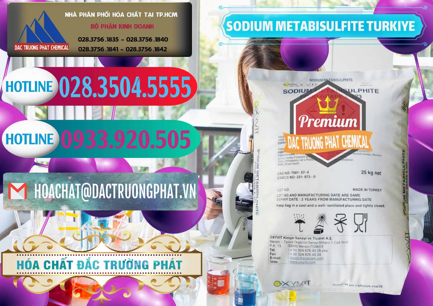 Công ty chuyên bán ( cung cấp ) Sodium Metabisulfite - NA2S2O5 Food Grade E-223 Thổ Nhĩ Kỳ Turkey - 0413 - Cty phân phối ( kinh doanh ) hóa chất tại TP.HCM - truongphat.vn