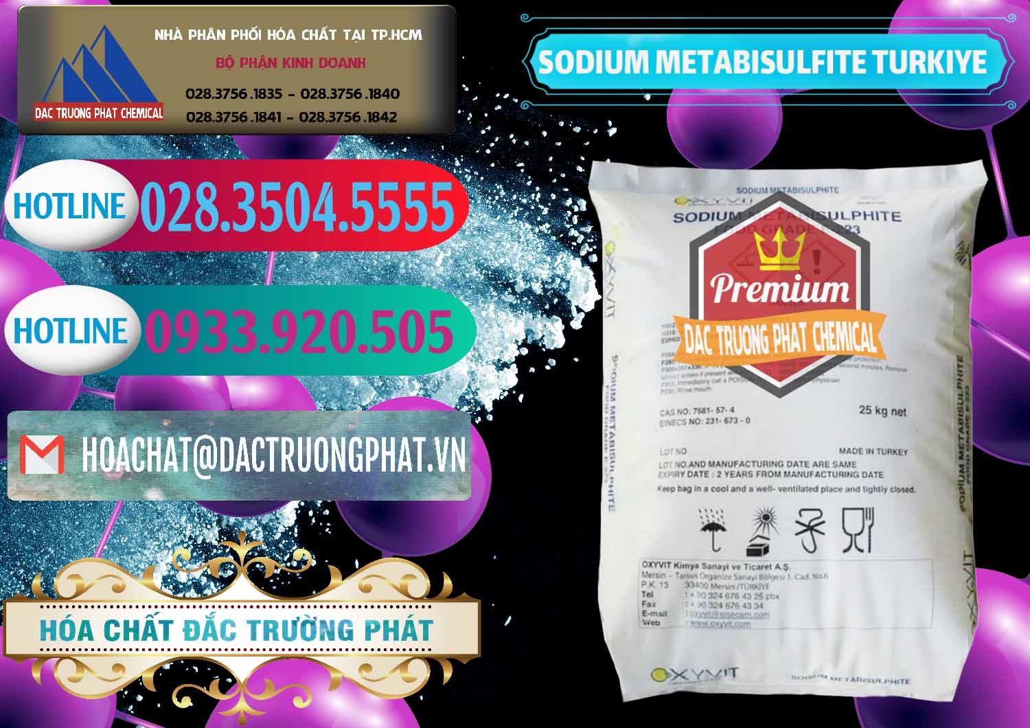 Công ty chuyên kinh doanh và bán Sodium Metabisulfite - NA2S2O5 Food Grade E-223 Thổ Nhĩ Kỳ Turkey - 0413 - Công ty chuyên phân phối ( cung ứng ) hóa chất tại TP.HCM - truongphat.vn