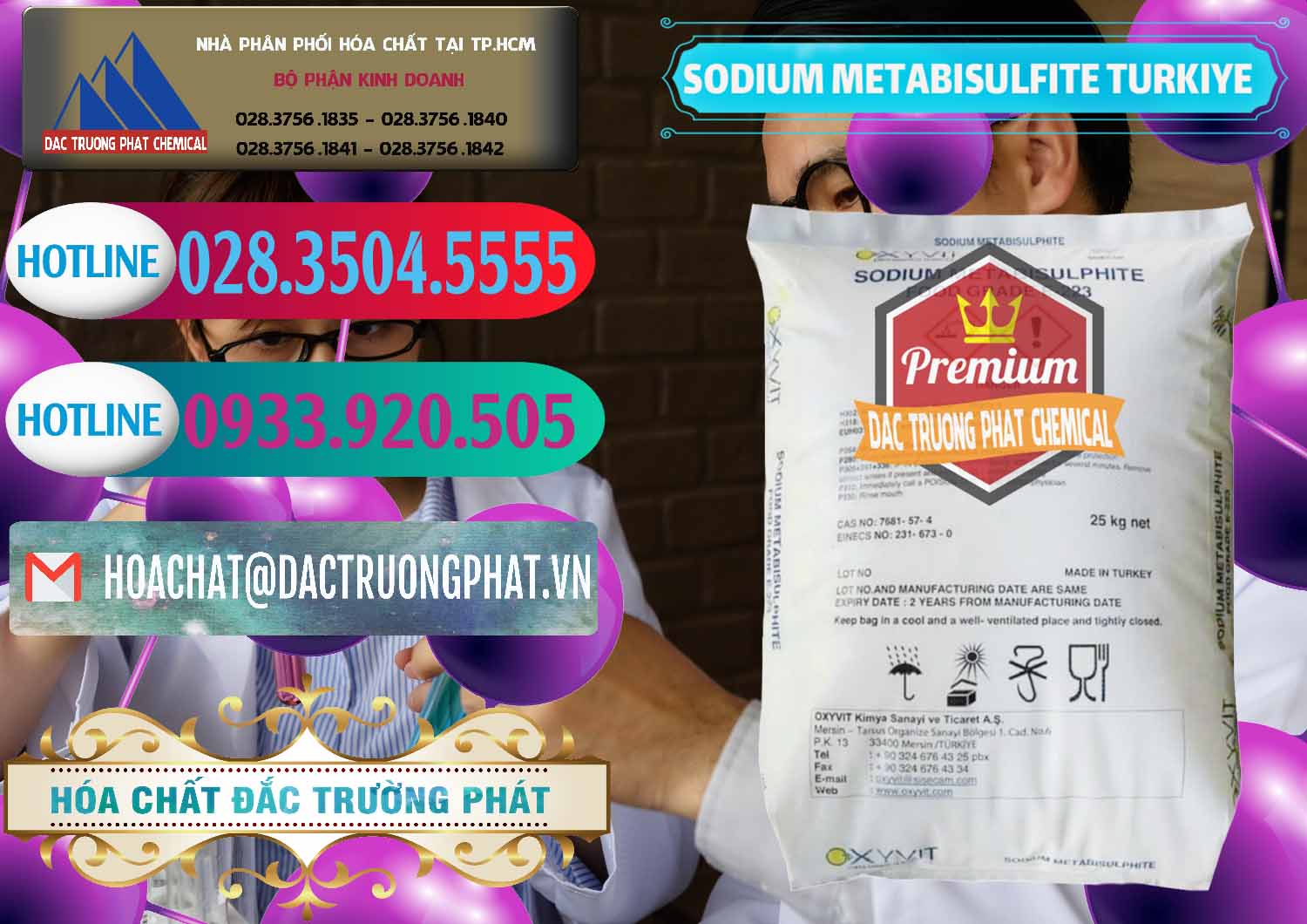Cty chuyên cung ứng và bán Sodium Metabisulfite - NA2S2O5 Food Grade E-223 Thổ Nhĩ Kỳ Turkey - 0413 - Công ty chuyên cung ứng ( phân phối ) hóa chất tại TP.HCM - truongphat.vn