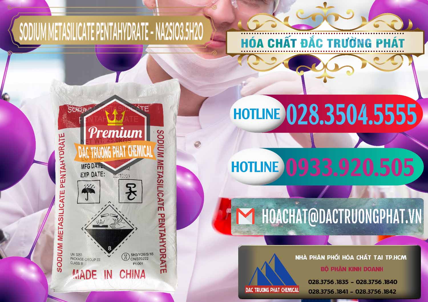 Cung cấp và bán Sodium Metasilicate Pentahydrate – Silicate Bột Trung Quốc China - 0147 - Phân phối _ bán hóa chất tại TP.HCM - truongphat.vn