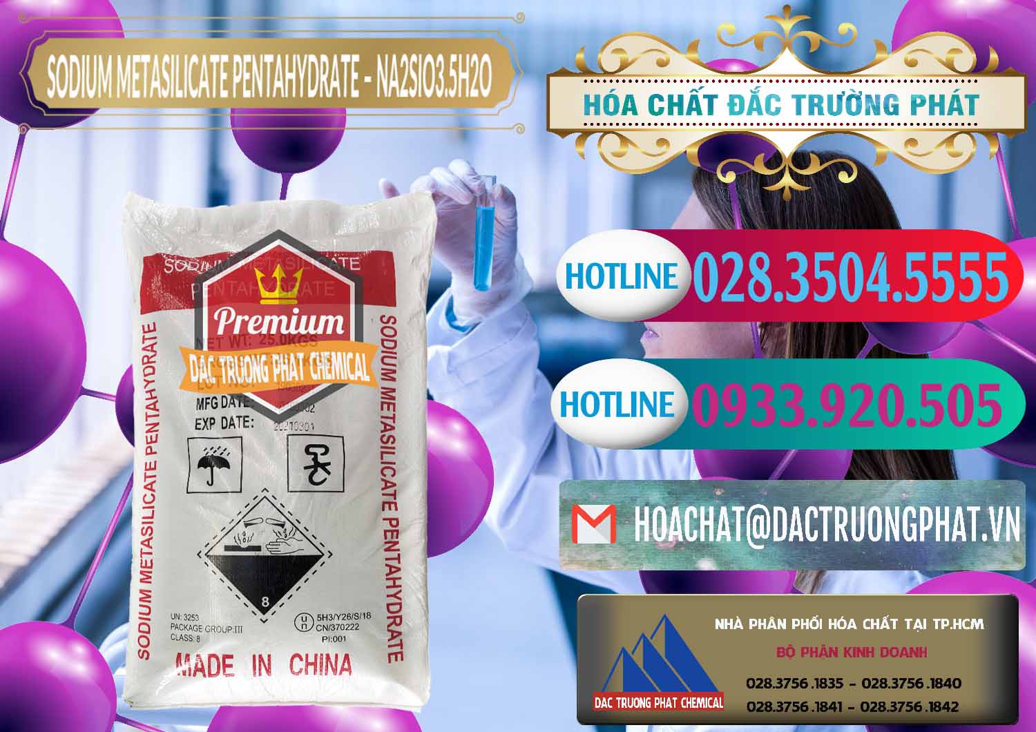 Đơn vị chuyên cung cấp & bán Sodium Metasilicate Pentahydrate – Silicate Bột Trung Quốc China - 0147 - Cty kinh doanh - phân phối hóa chất tại TP.HCM - truongphat.vn