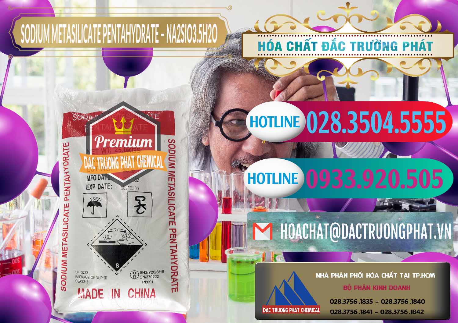 Công ty chuyên bán _ phân phối Sodium Metasilicate Pentahydrate – Silicate Bột Trung Quốc China - 0147 - Công ty phân phối _ nhập khẩu hóa chất tại TP.HCM - truongphat.vn