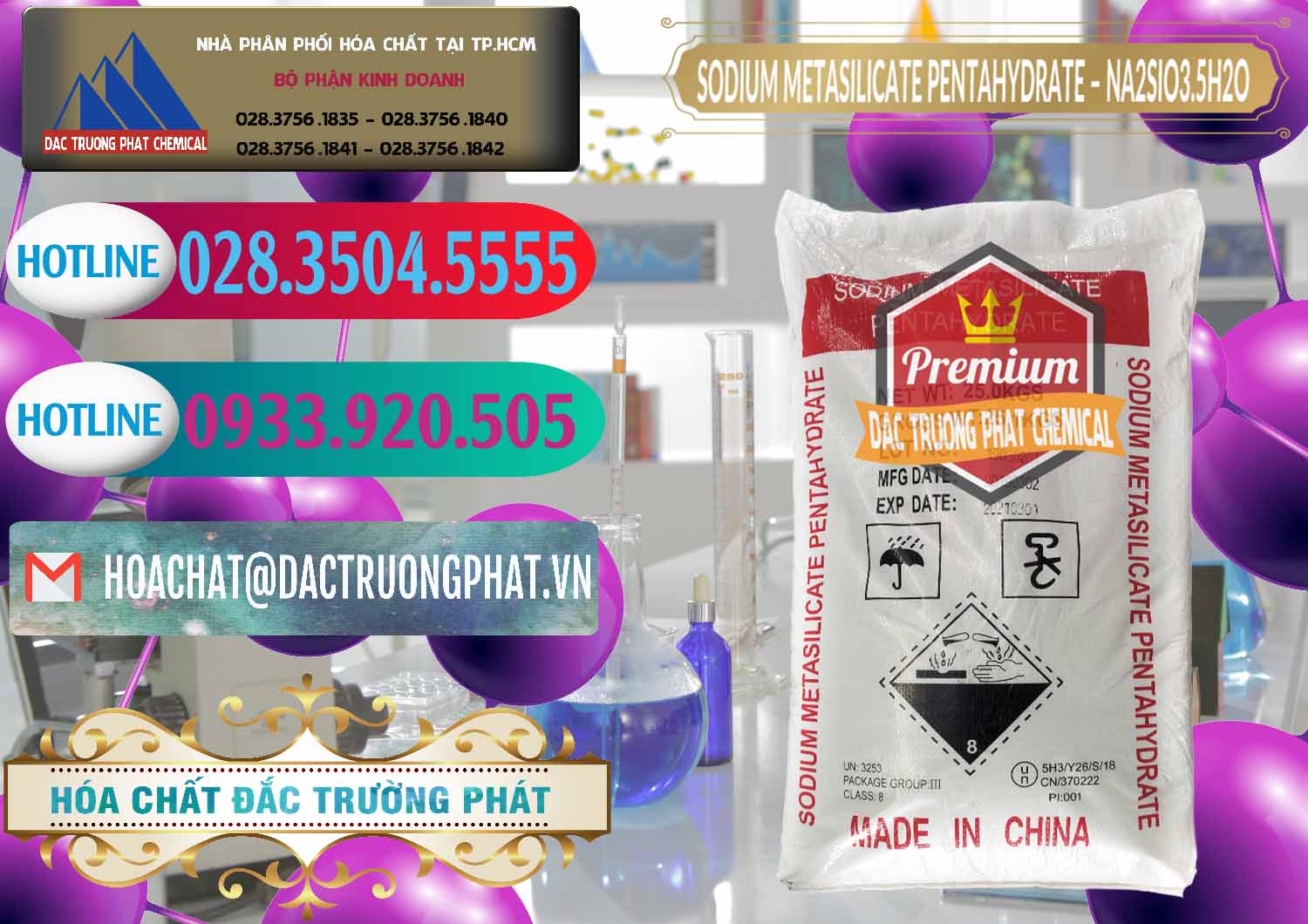 Cty cung cấp & bán Sodium Metasilicate Pentahydrate – Silicate Bột Trung Quốc China - 0147 - Cty chuyên bán - cung cấp hóa chất tại TP.HCM - truongphat.vn