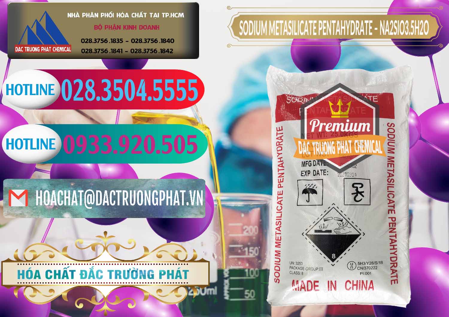 Nhà nhập khẩu - bán Sodium Metasilicate Pentahydrate – Silicate Bột Trung Quốc China - 0147 - Cty chuyên cung cấp - nhập khẩu hóa chất tại TP.HCM - truongphat.vn