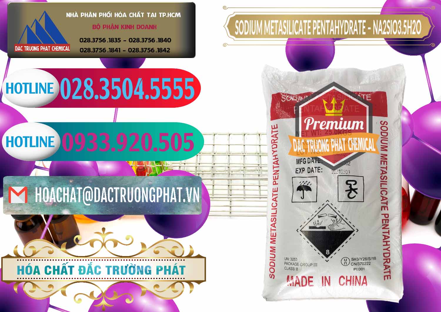 Đơn vị cung ứng - bán Sodium Metasilicate Pentahydrate – Silicate Bột Trung Quốc China - 0147 - Cty chuyên nhập khẩu ( cung cấp ) hóa chất tại TP.HCM - truongphat.vn
