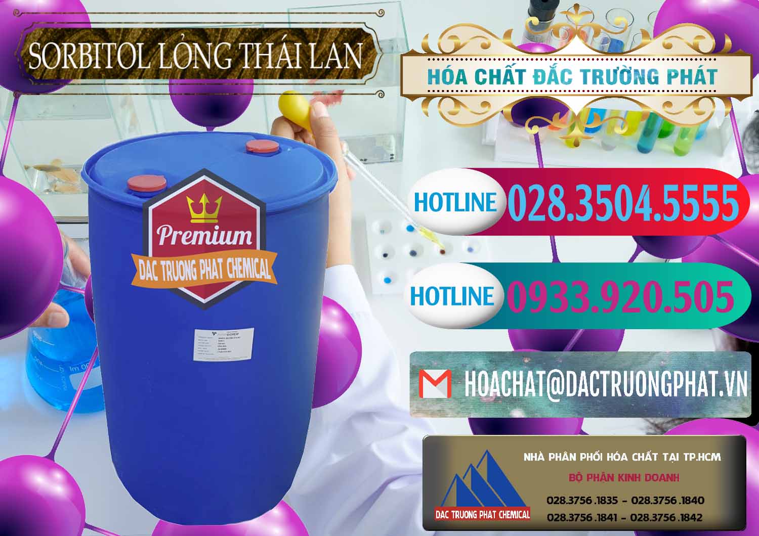 Bán và phân phối Sorbitol - C6H14O6 Lỏng 70% Food Grade Thái Lan Thailand - 0341 - Nơi chuyên phân phối - cung ứng hóa chất tại TP.HCM - truongphat.vn