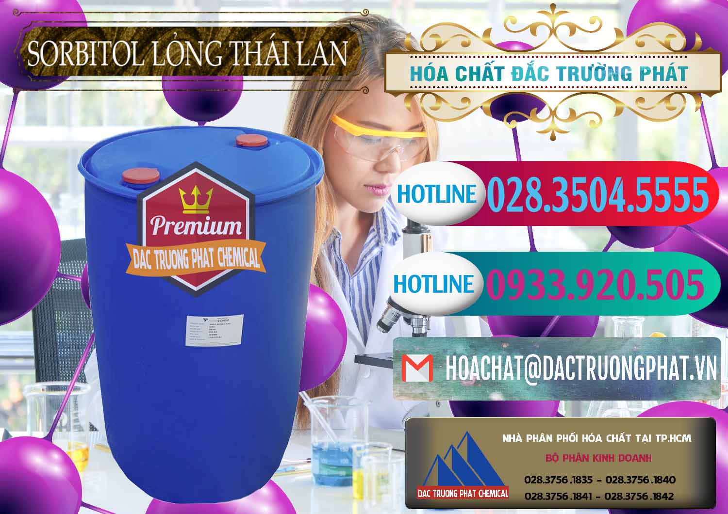 Cty cung ứng - bán Sorbitol - C6H14O6 Lỏng 70% Food Grade Thái Lan Thailand - 0341 - Công ty cung cấp & nhập khẩu hóa chất tại TP.HCM - truongphat.vn