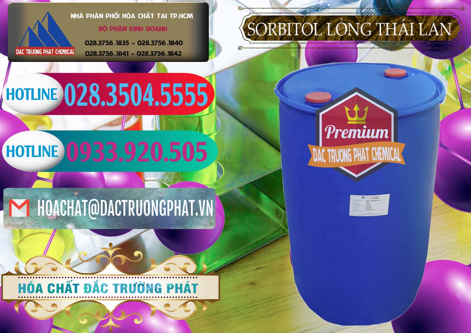 Đơn vị chuyên cung ứng _ bán Sorbitol - C6H14O6 Lỏng 70% Food Grade Thái Lan Thailand - 0341 - Phân phối - nhập khẩu hóa chất tại TP.HCM - truongphat.vn