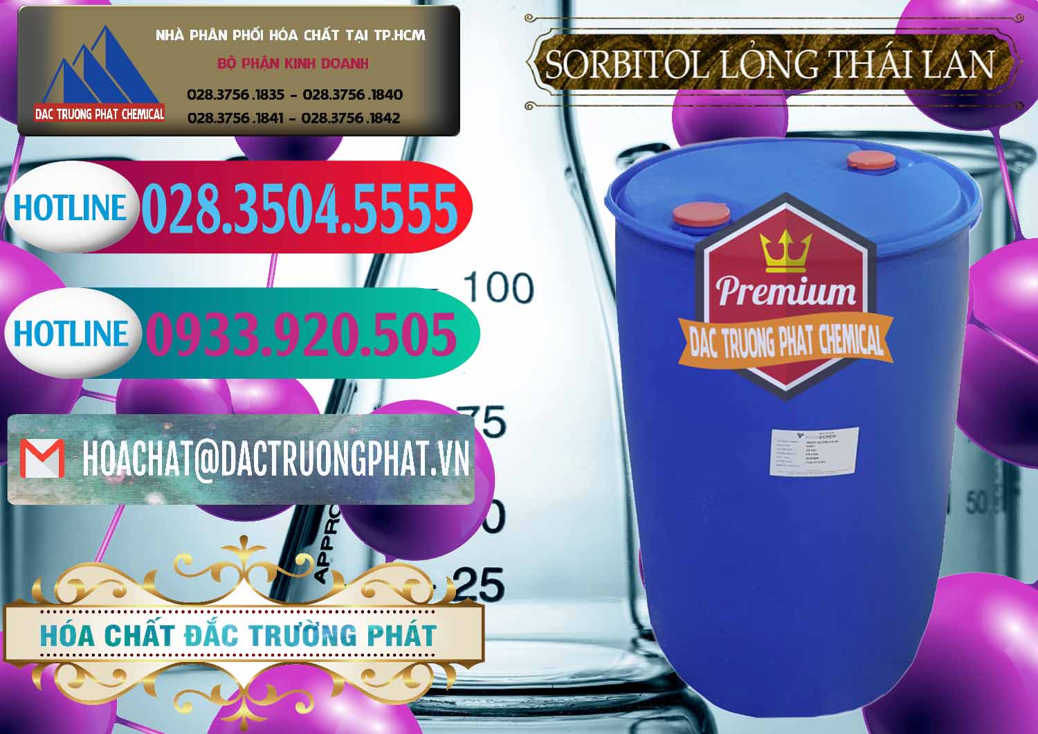 Chuyên cung cấp & bán Sorbitol - C6H14O6 Lỏng 70% Food Grade Thái Lan Thailand - 0341 - Cung cấp _ kinh doanh hóa chất tại TP.HCM - truongphat.vn