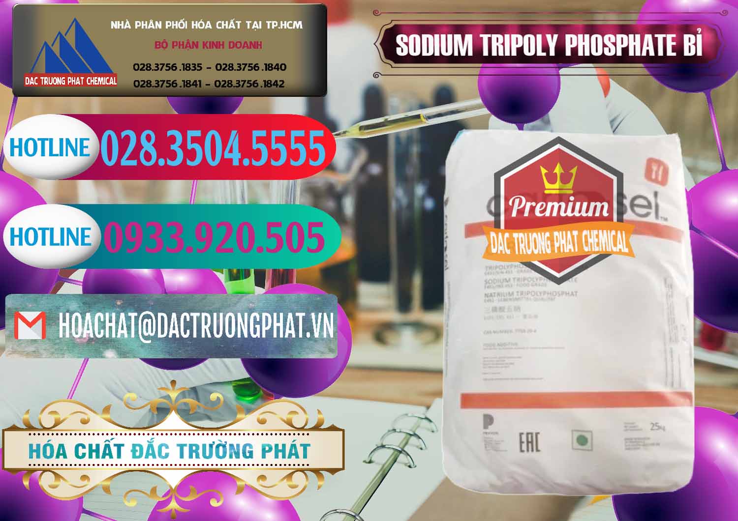 Cty cung cấp _ bán Sodium Tripoly Phosphate - STPP Carfosel 991 Bỉ Belgium - 0429 - Công ty chuyên cung cấp và nhập khẩu hóa chất tại TP.HCM - truongphat.vn