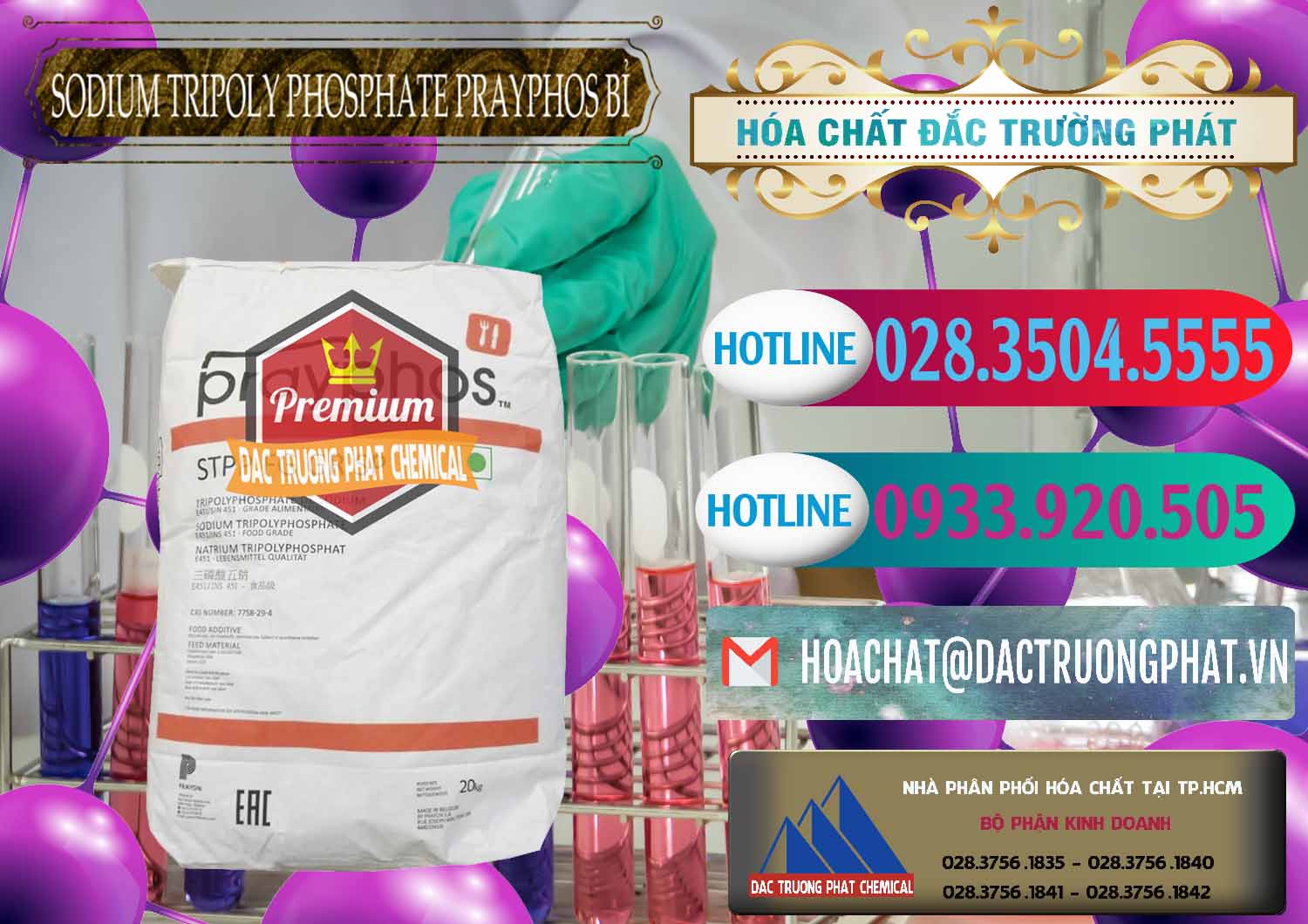 Cty bán - cung cấp Sodium Tripoly Phosphate - STPP Prayphos Bỉ Belgium - 0444 - Nơi chuyên bán & cung cấp hóa chất tại TP.HCM - truongphat.vn