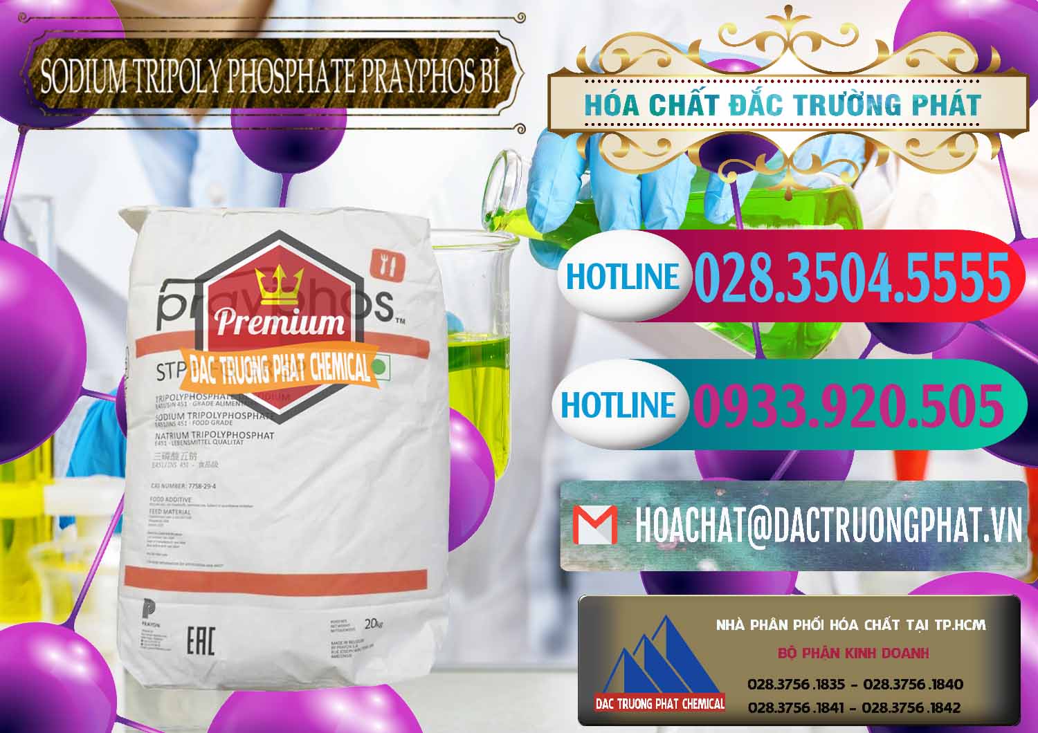 Nhà phân phối ( bán ) Sodium Tripoly Phosphate - STPP Prayphos Bỉ Belgium - 0444 - Cty cung cấp & phân phối hóa chất tại TP.HCM - truongphat.vn