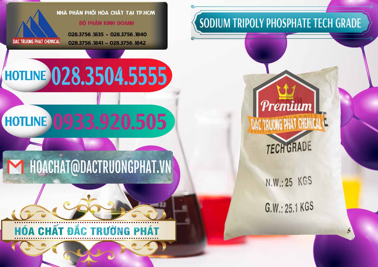 Cty chuyên cung ứng và bán Sodium Tripoly Phosphate - STPP Tech Grade Trung Quốc China - 0453 - Nơi phân phối & bán hóa chất tại TP.HCM - truongphat.vn