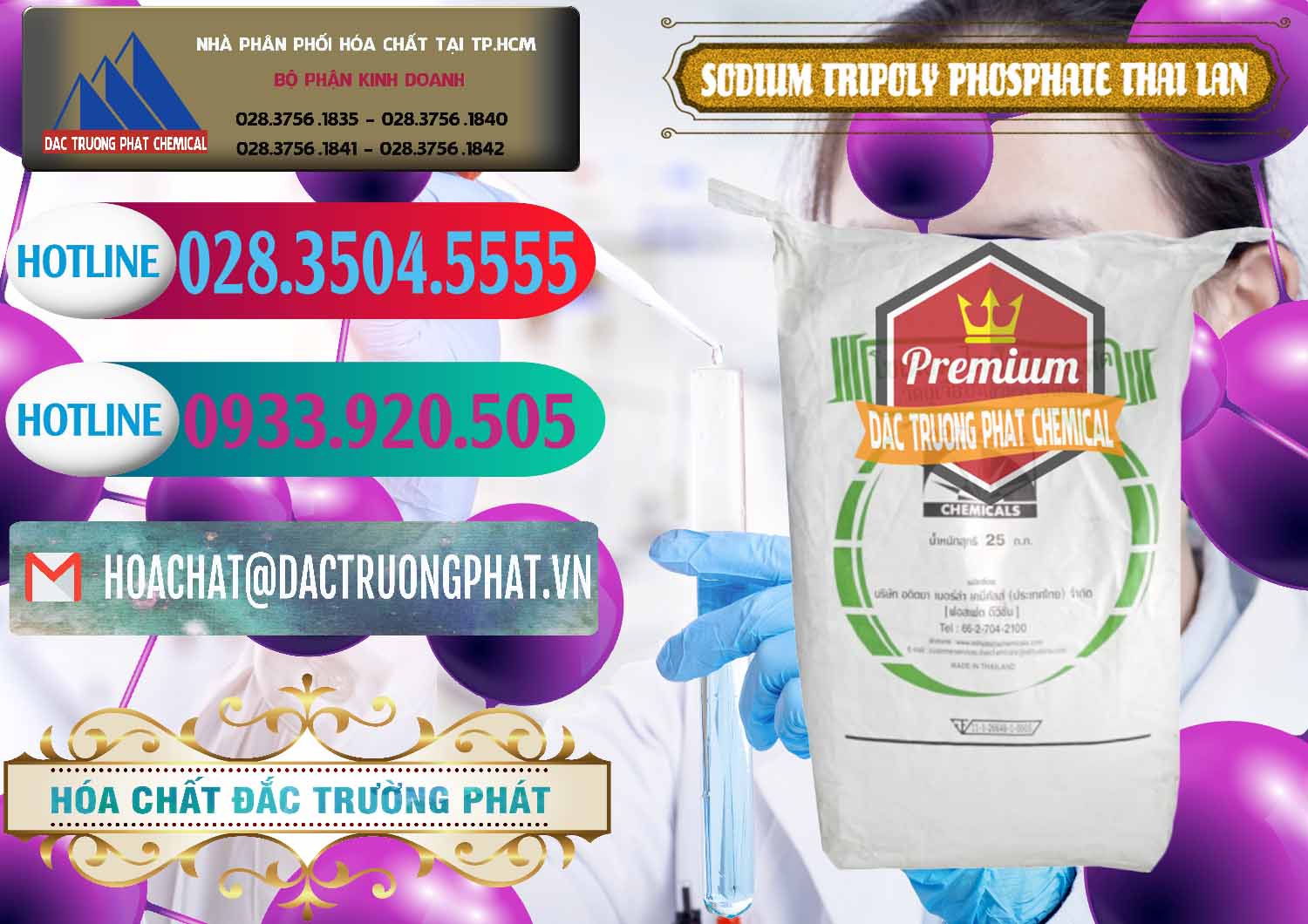 Chuyên kinh doanh ( bán ) Sodium Tripoly Phosphate - STPP Aditya Birla Grasim Thái Lan Thailand - 0421 - Nơi phân phối & cung ứng hóa chất tại TP.HCM - truongphat.vn